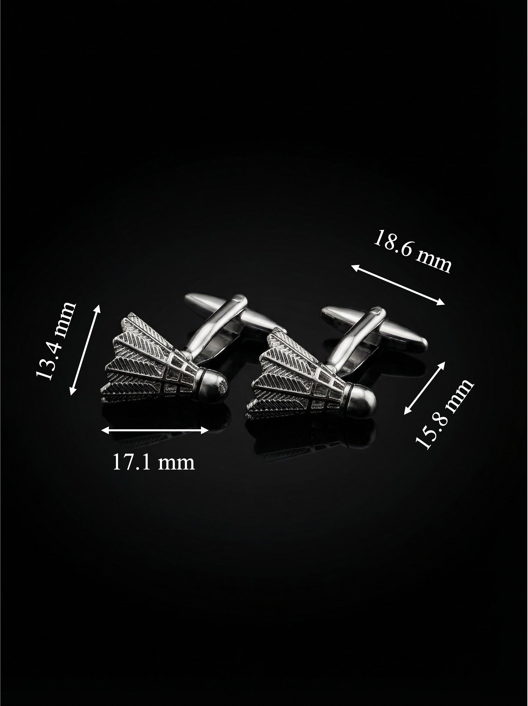 Shuttlecock Cufflinks