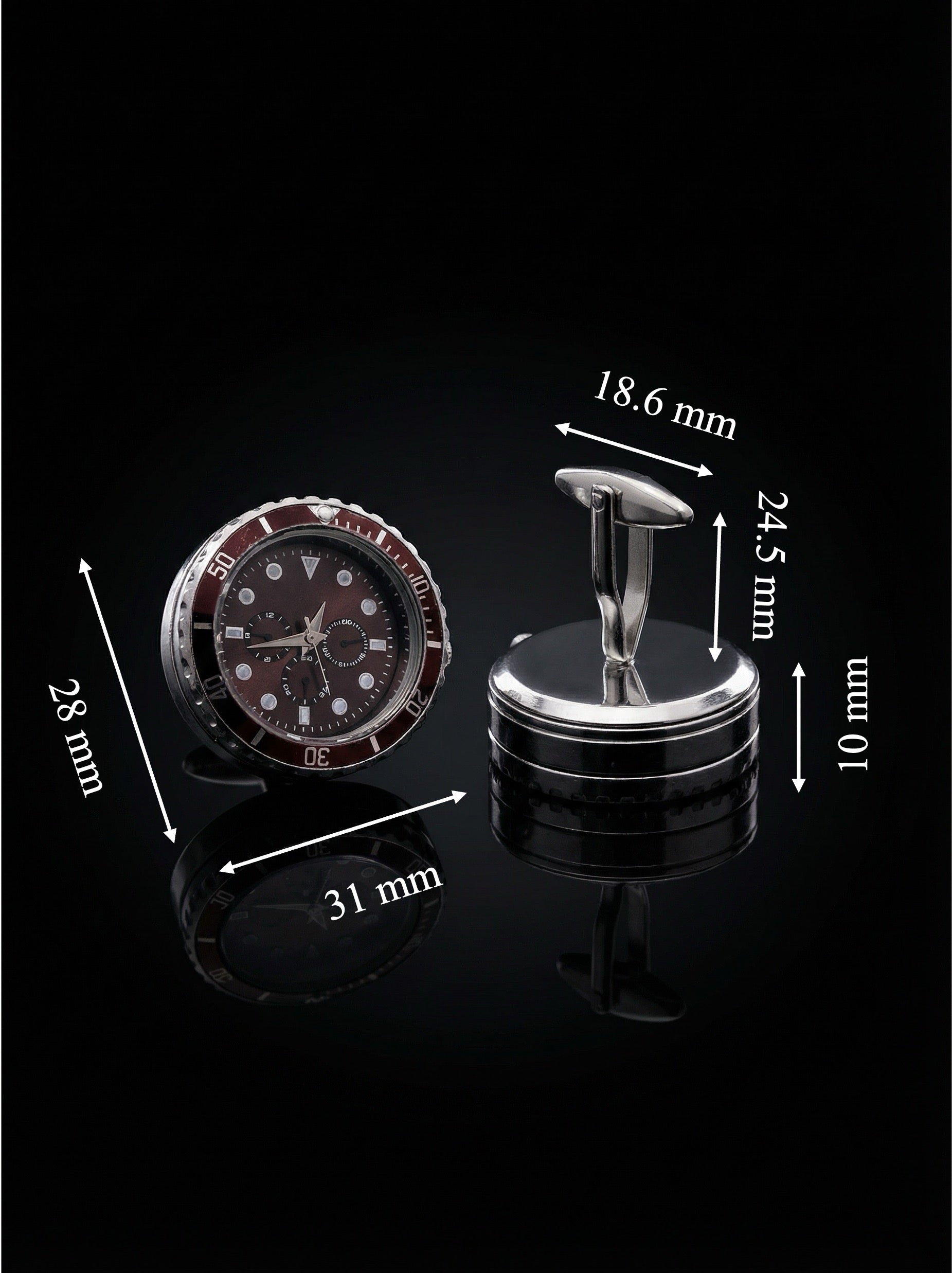 Elite Chrono Watch Cufflinks