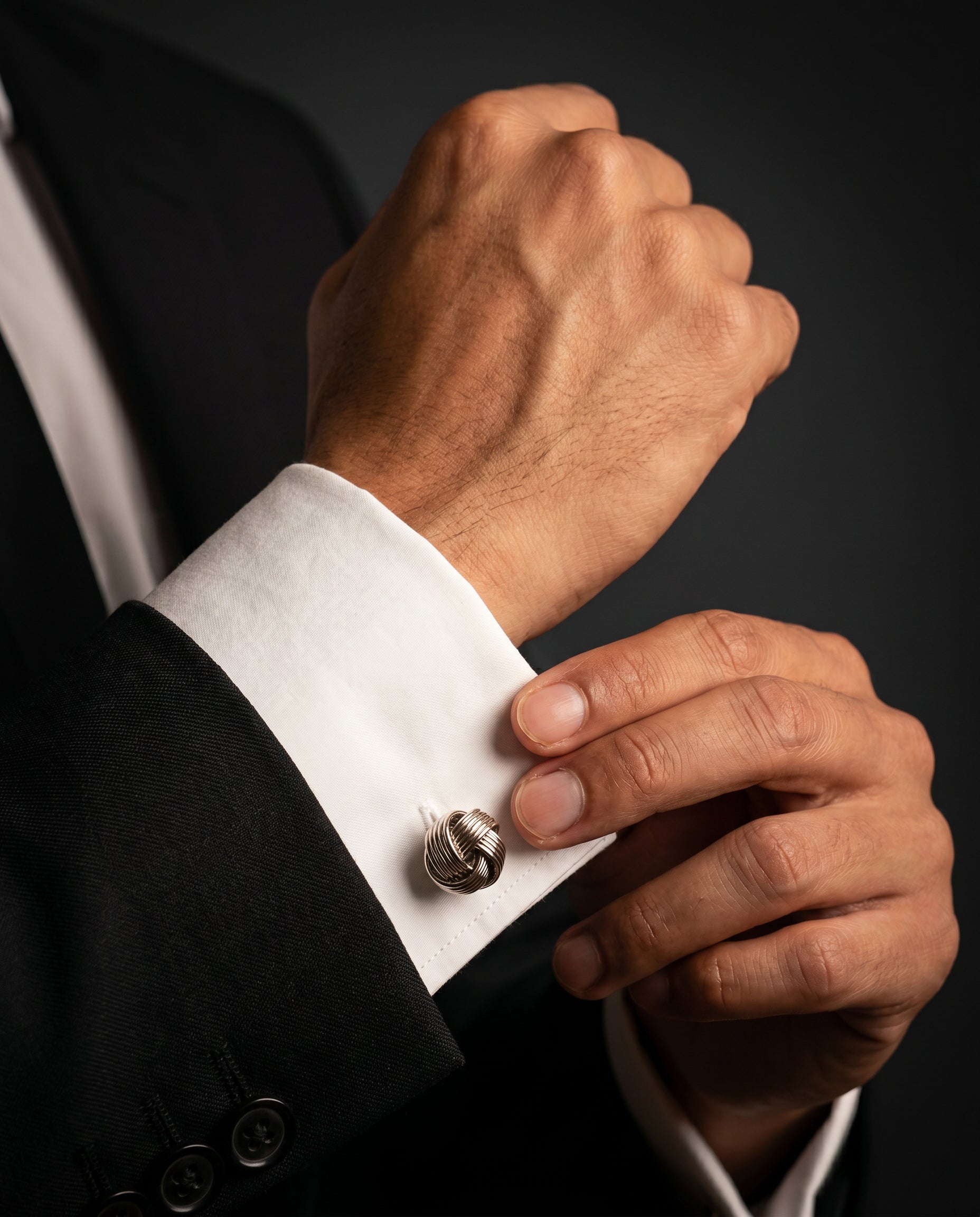 7 Rope Knot Cufflinks by Tivaaro
