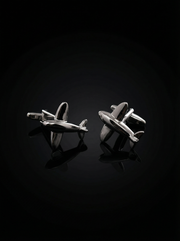 Airplane Cufflinks Tivaaro