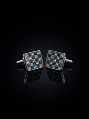 Alternate Crystal Grid Cufflinks Tivaaro