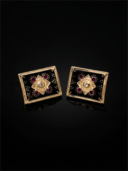 Antique Gold Tone Cufflinks Tivaaro