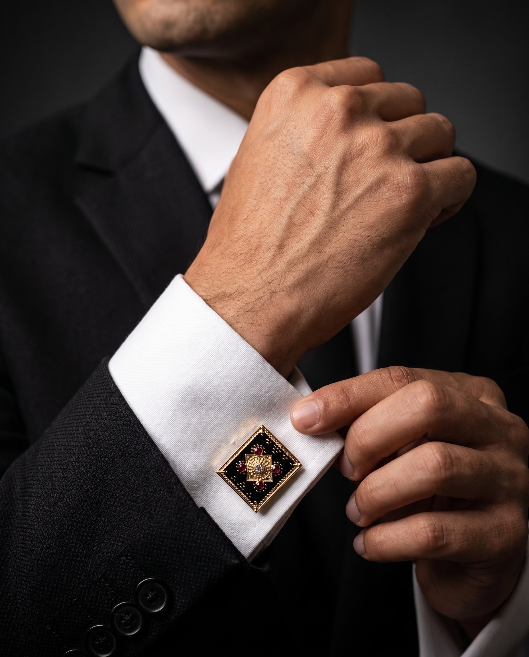 Antique Gold-Tone Cufflinks