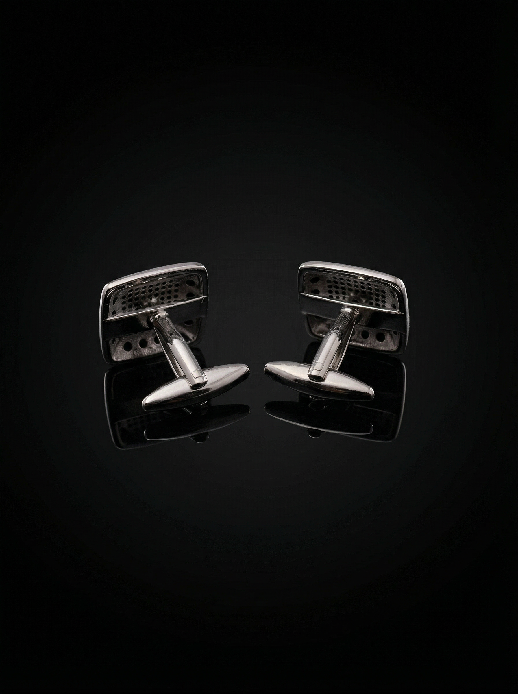 Architectural Lattice Grid Cufflinks Tivaaro
