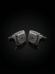 Architectural Lattice Grid Cufflinks Tivaaro