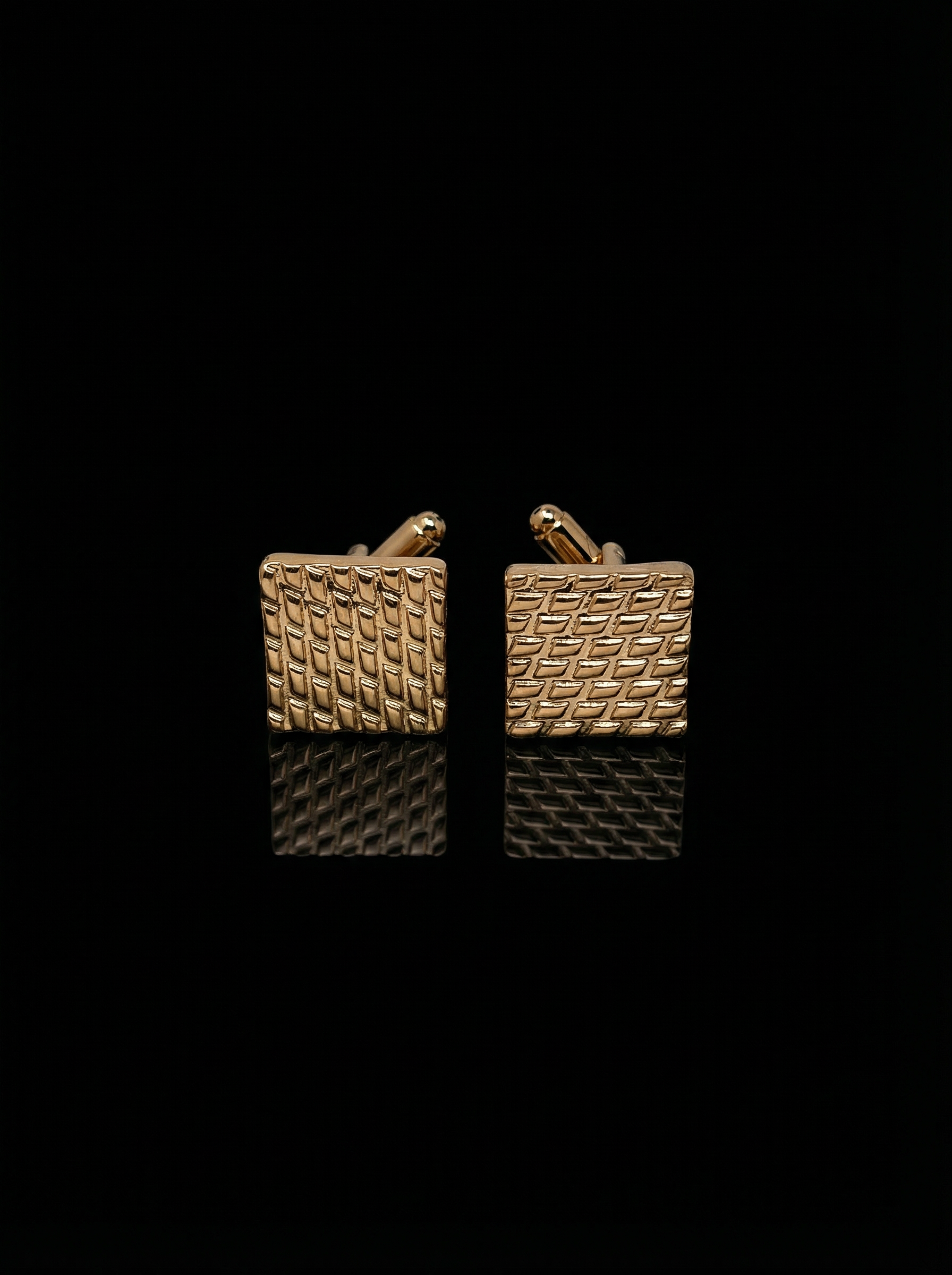 Basket Weave  Cufflinks Tivaaro