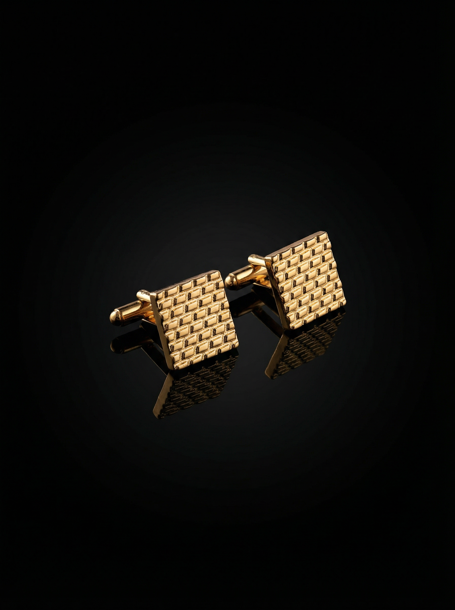 Basket Weave  Cufflinks Tivaaro