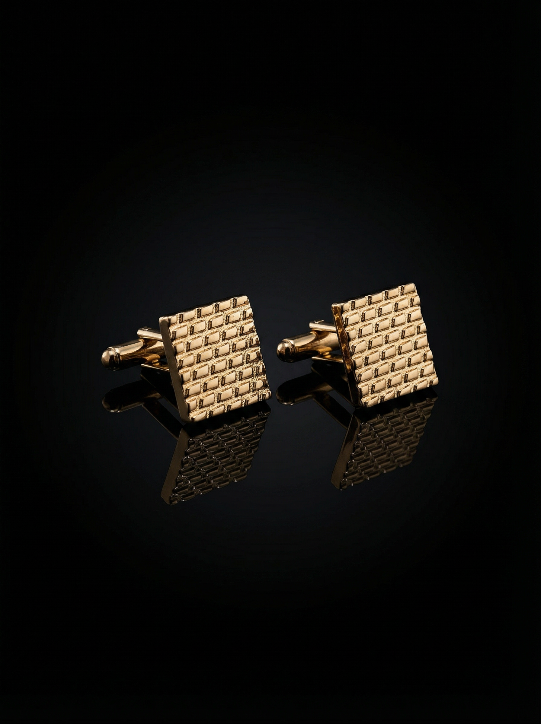 Basket Weave  Cufflinks Tivaaro