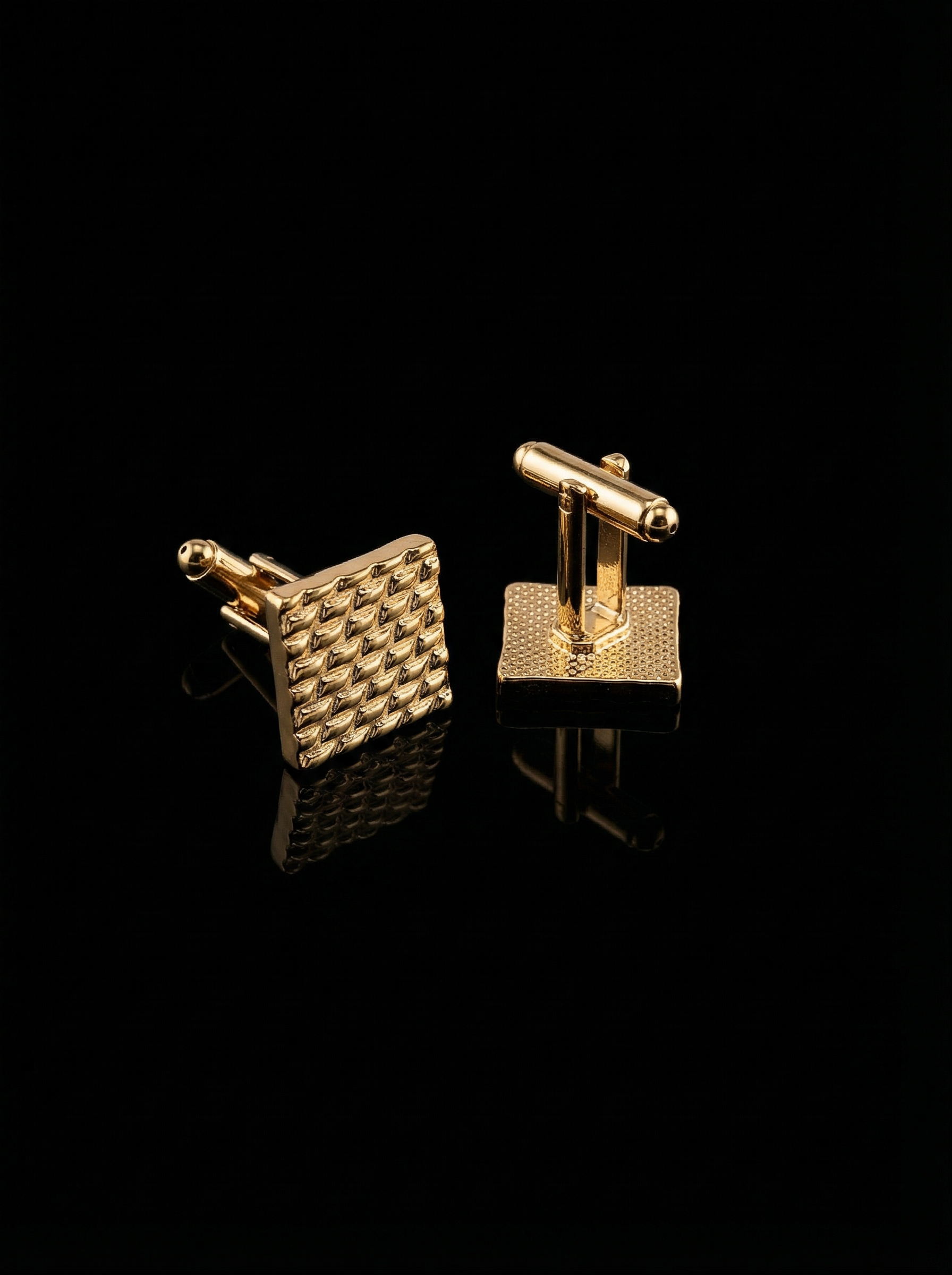 Basket Weave  Cufflinks Tivaaro