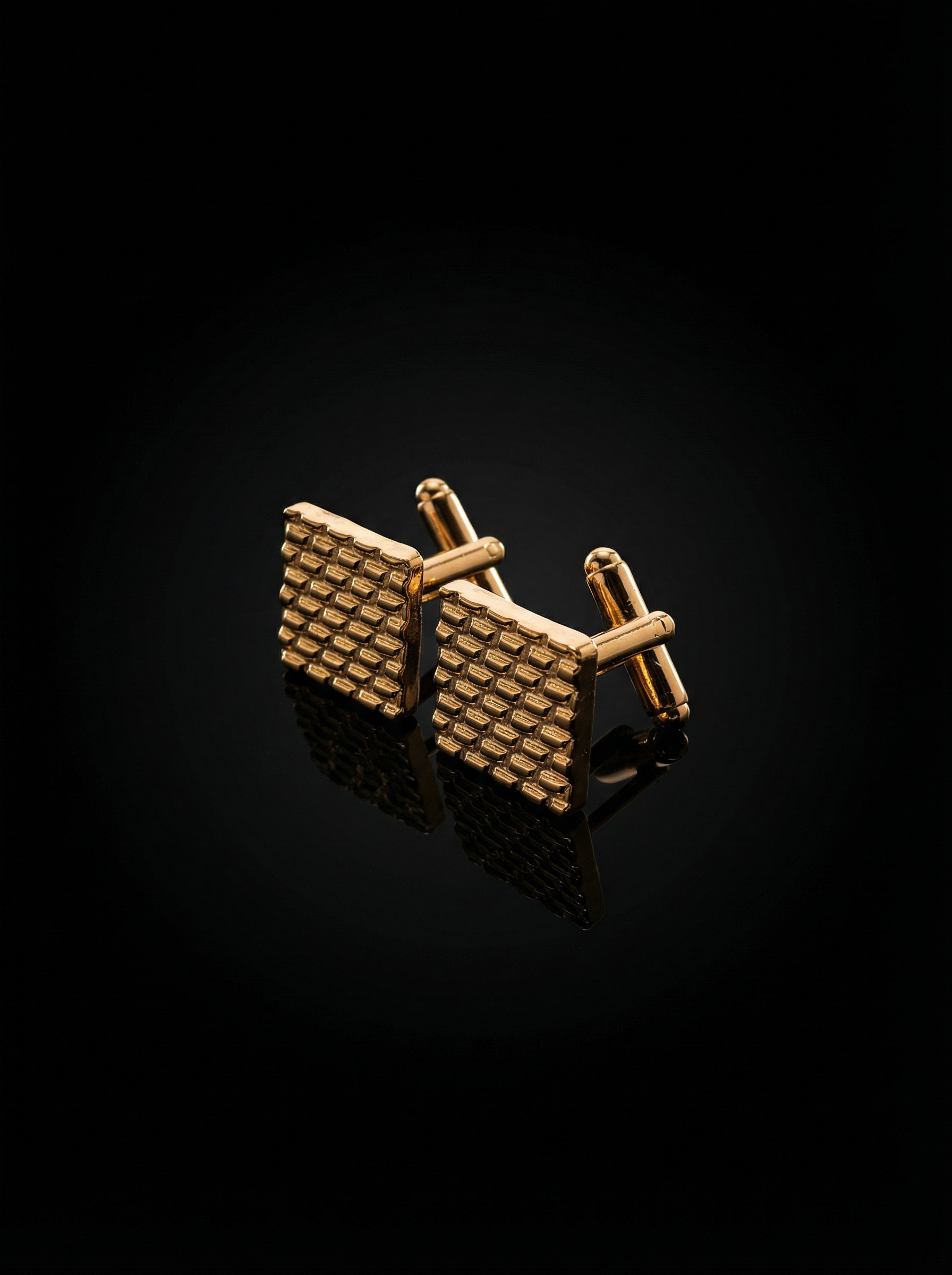 Basket Weave  Cufflinks Tivaaro