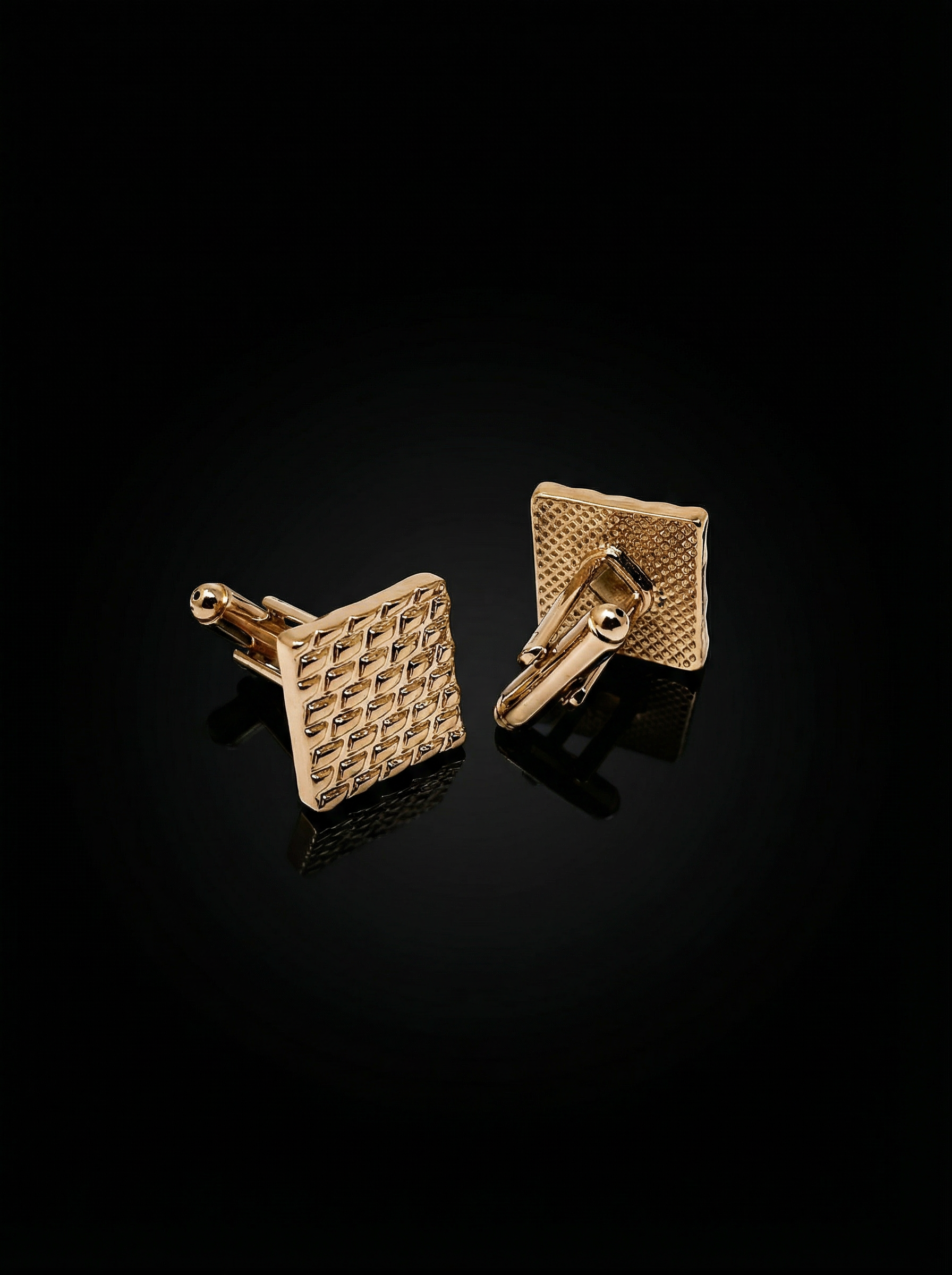 Basket Weave  Cufflinks Tivaaro