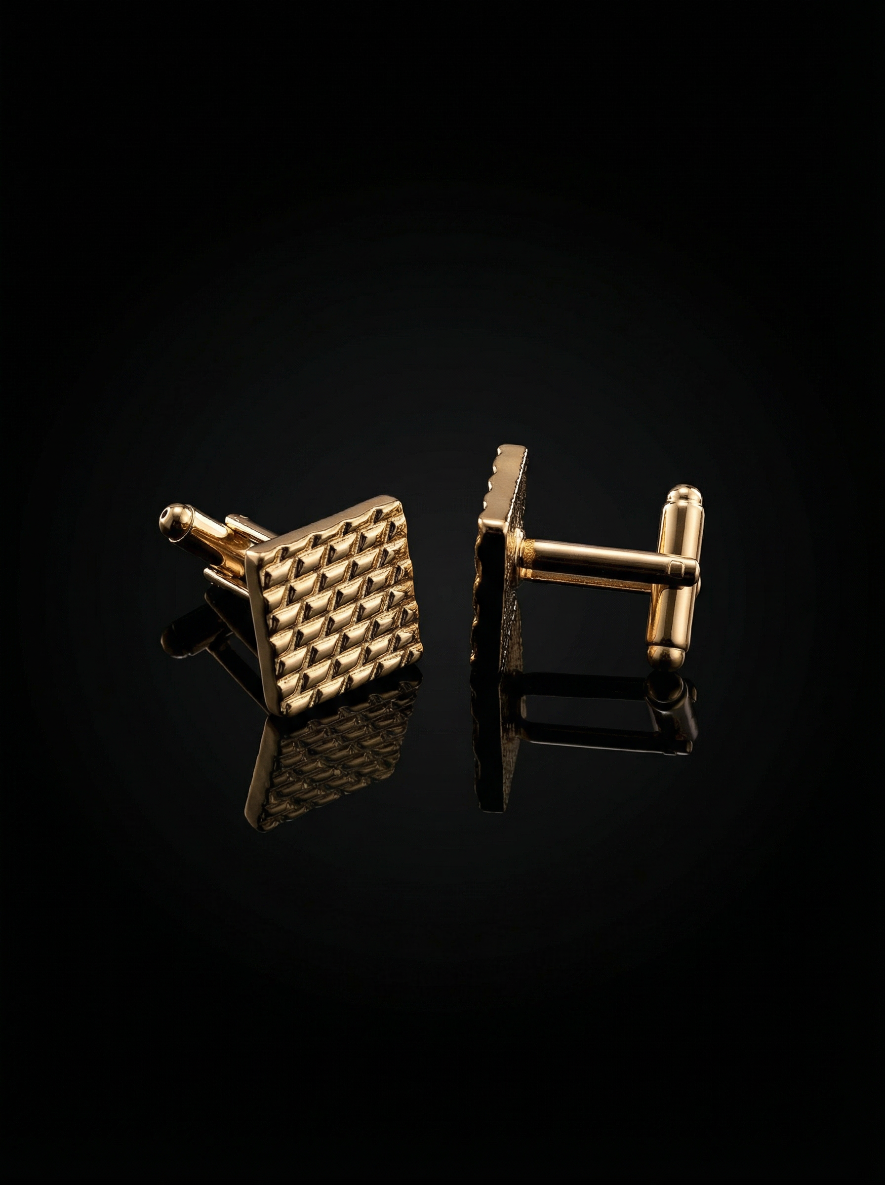 Basket Weave  Cufflinks Tivaaro