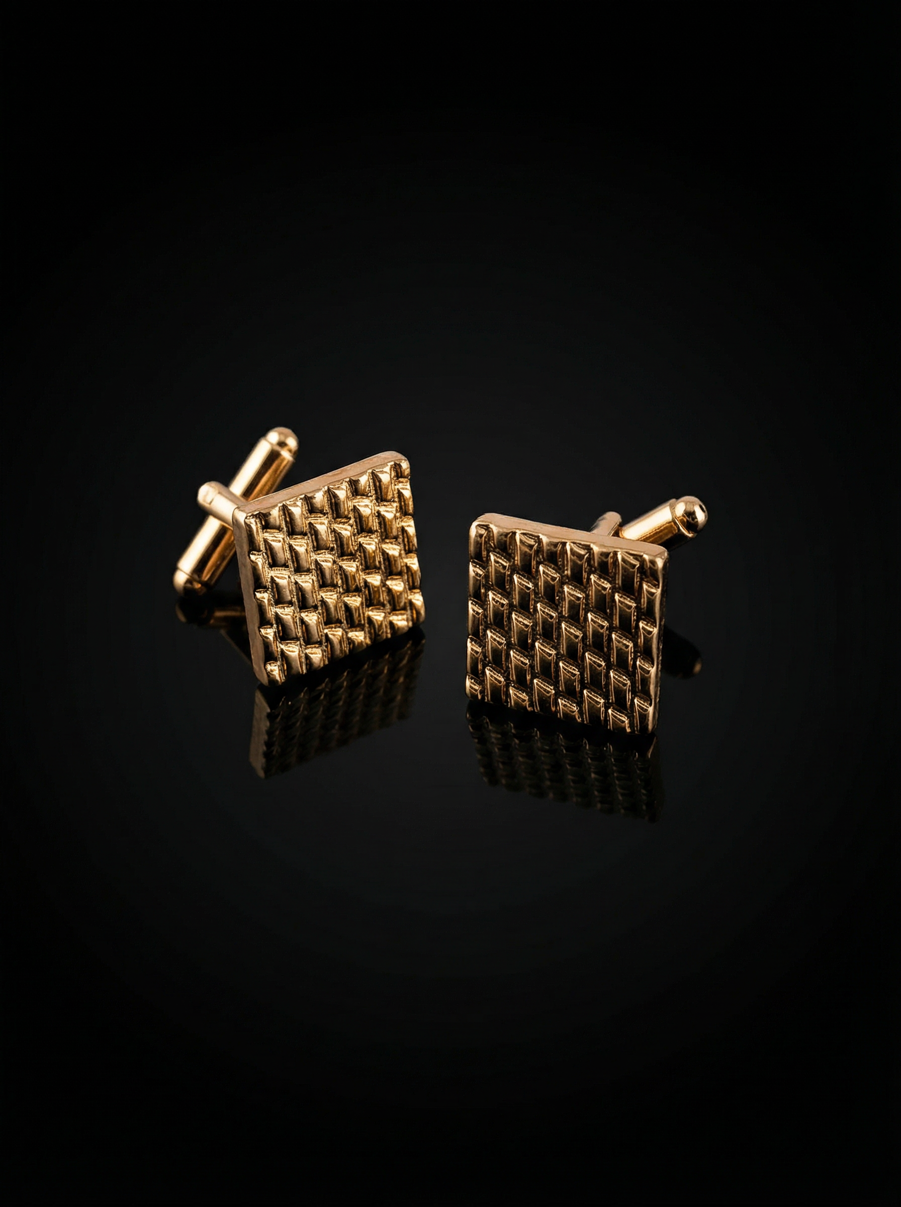Basket Weave  Cufflinks Tivaaro