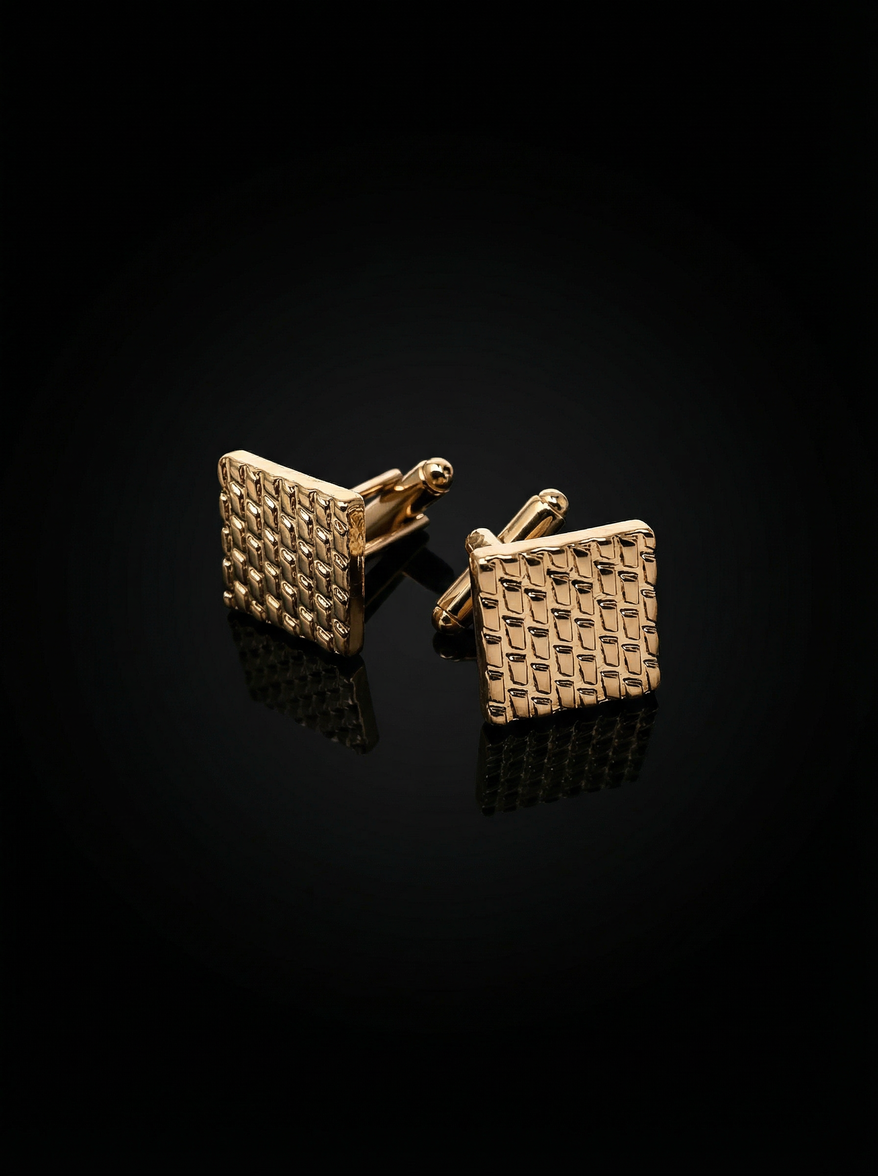 Basket Weave  Cufflinks Tivaaro