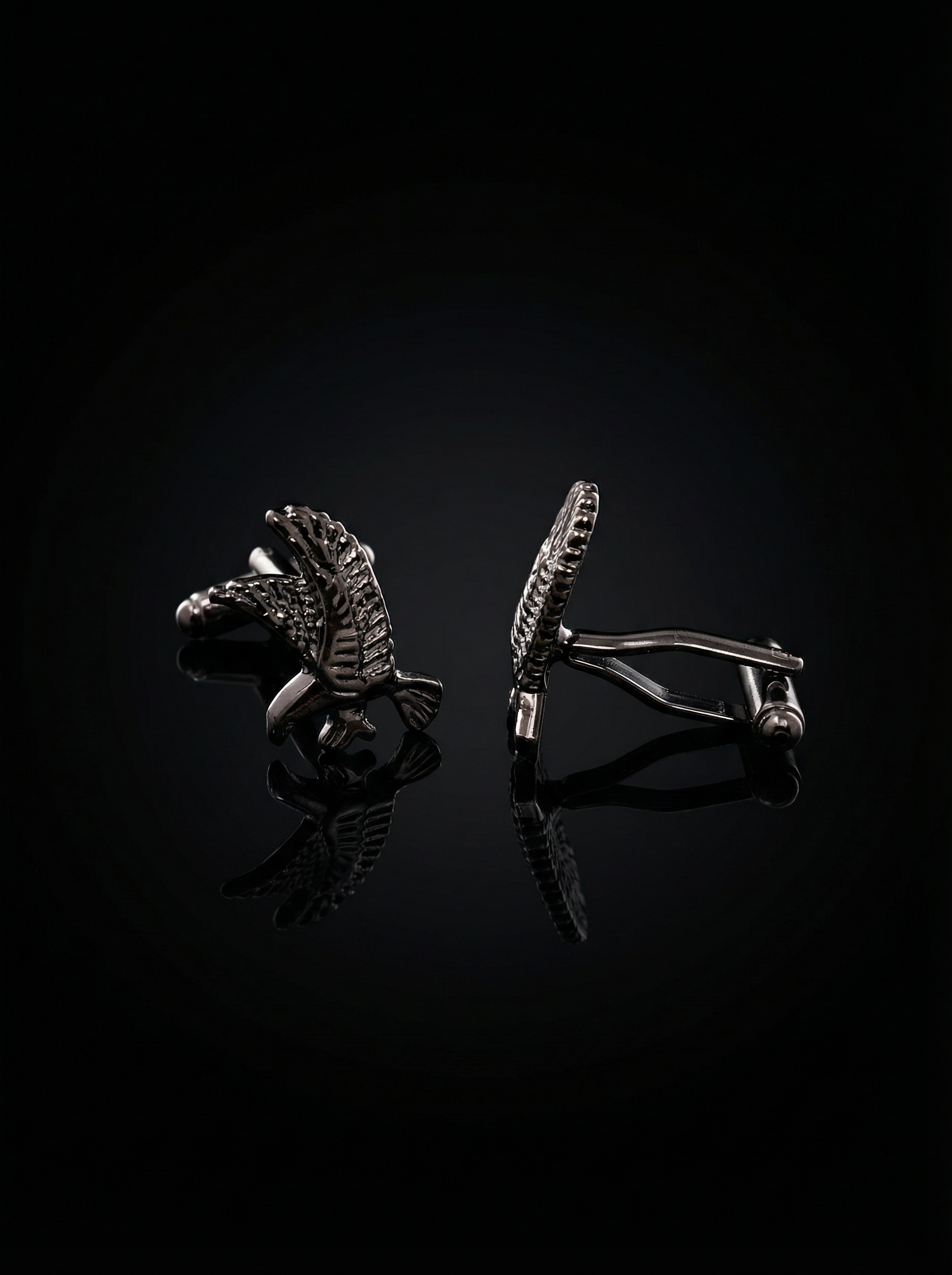 Black Bird Cufflinks Tivaaro