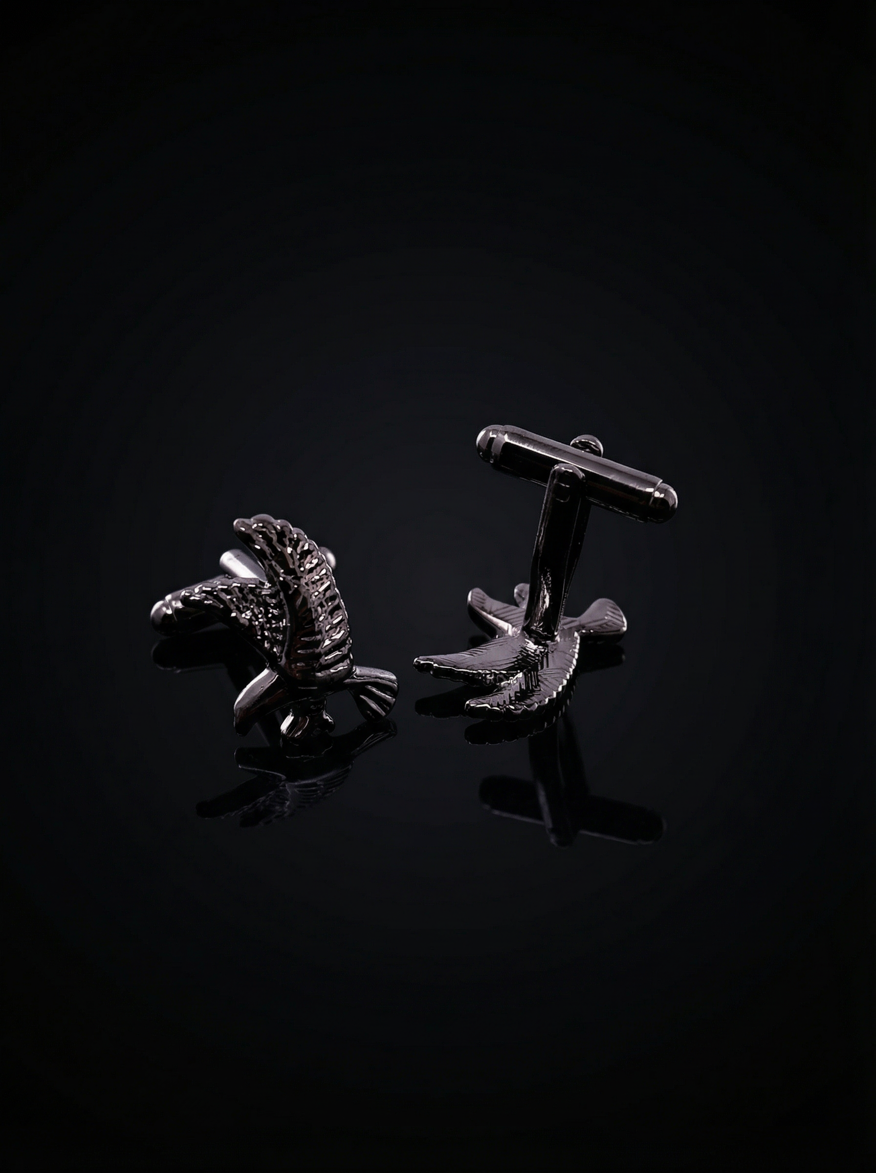 Black Bird Cufflinks Tivaaro