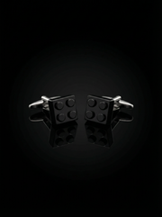 Black Building Block Cufflinks Tivaaro