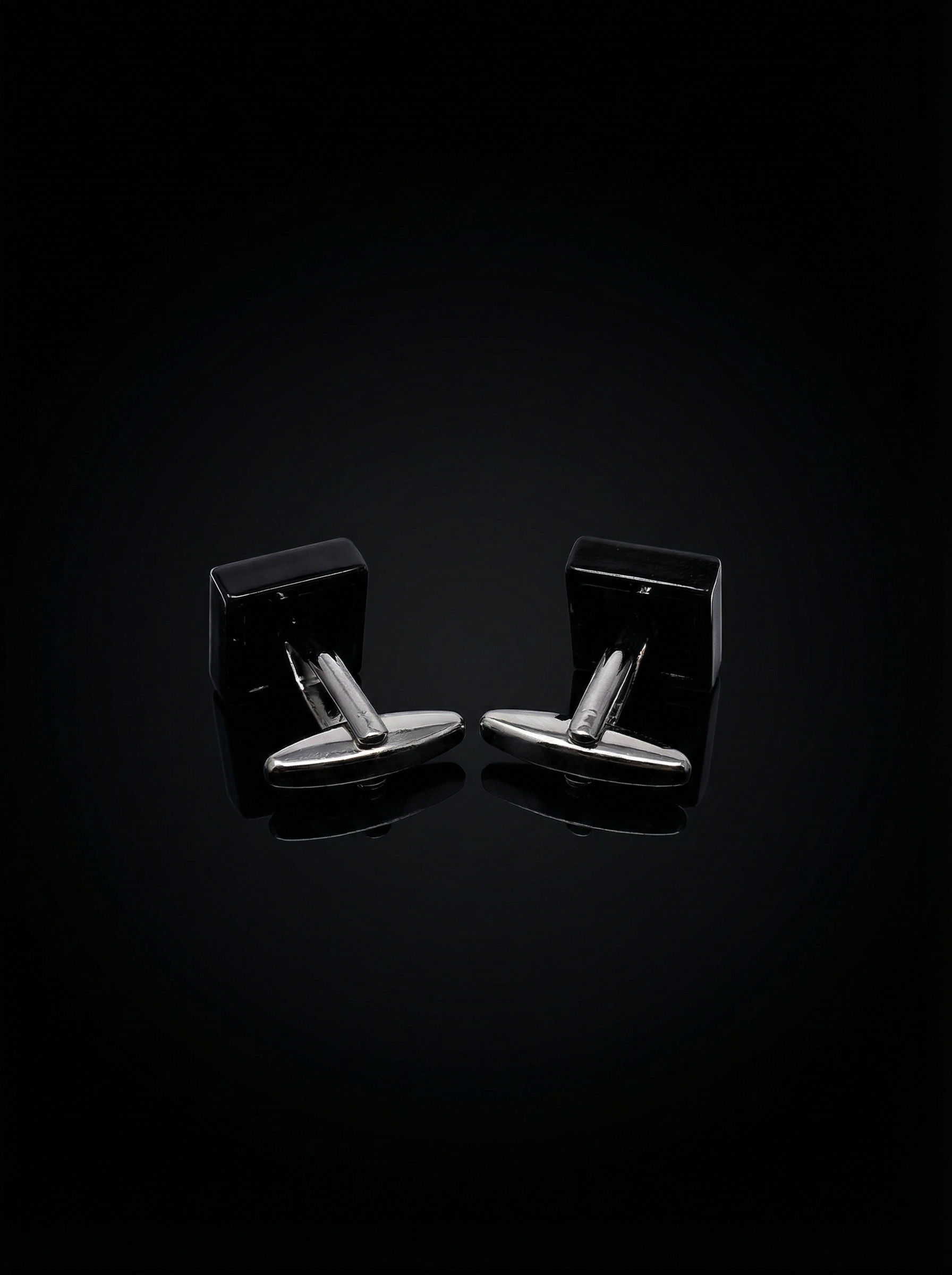 Black Building Block Cufflinks Tivaaro