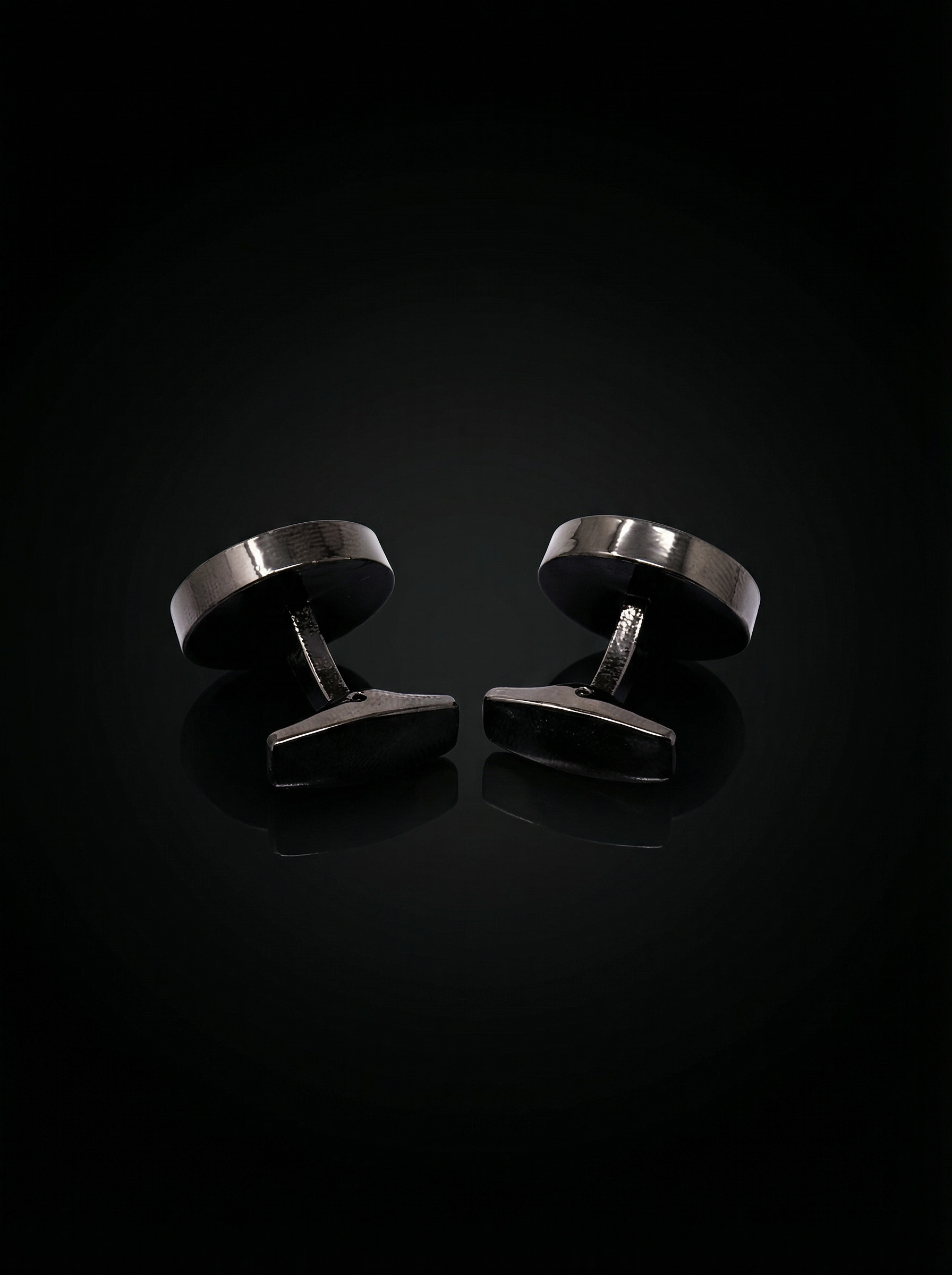 Black Jet Engine Cufflinks Tivaaro