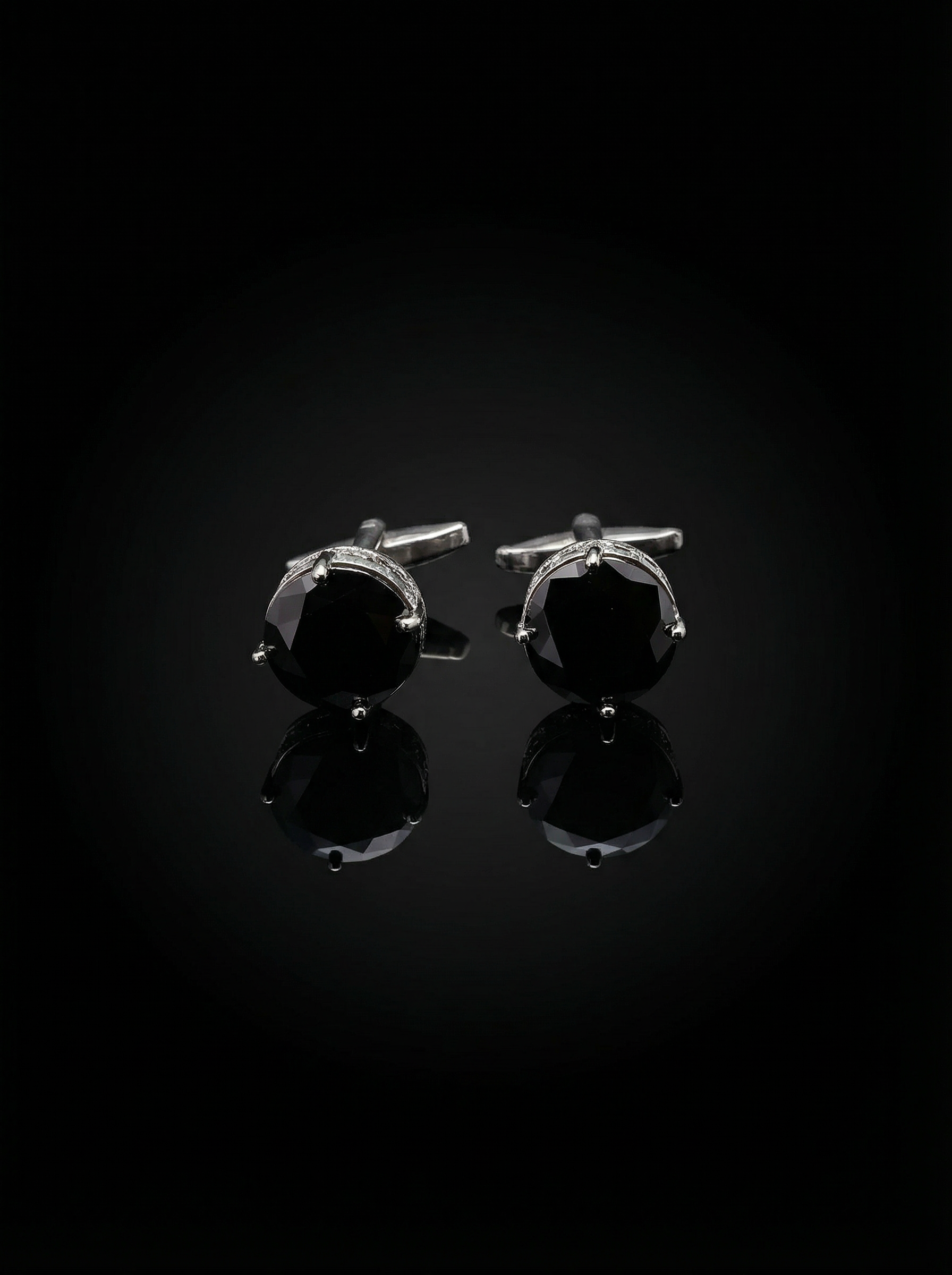 Black Jewel Cufflinks Tivaaro