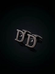 Black Letter D Cufflinks Tivaaro