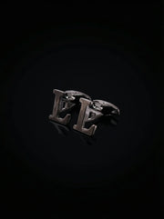 Black Letter L Cufflinks Tivaaro