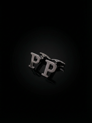 Black Letter P Cufflinks Tivaaro