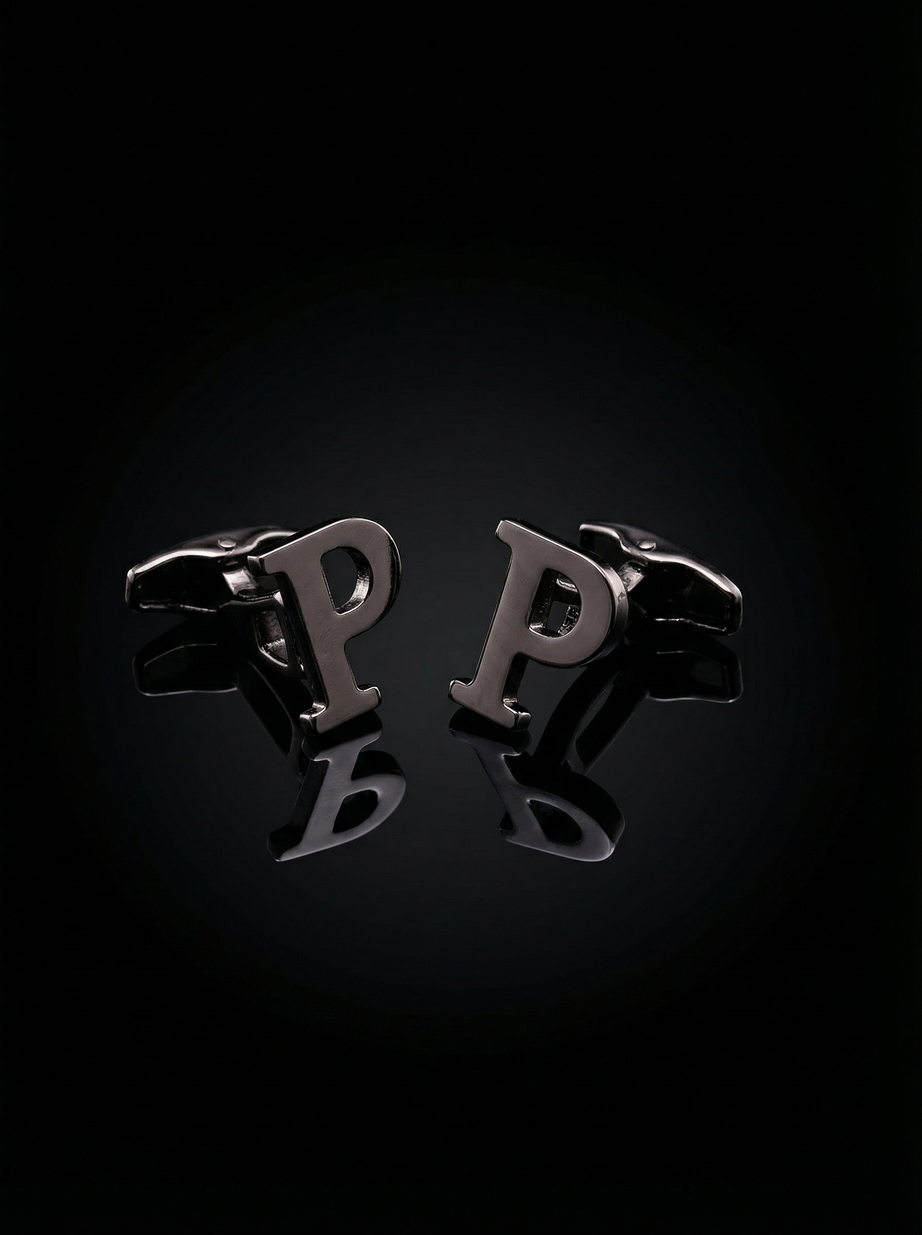 Black Letter P Cufflinks Tivaaro