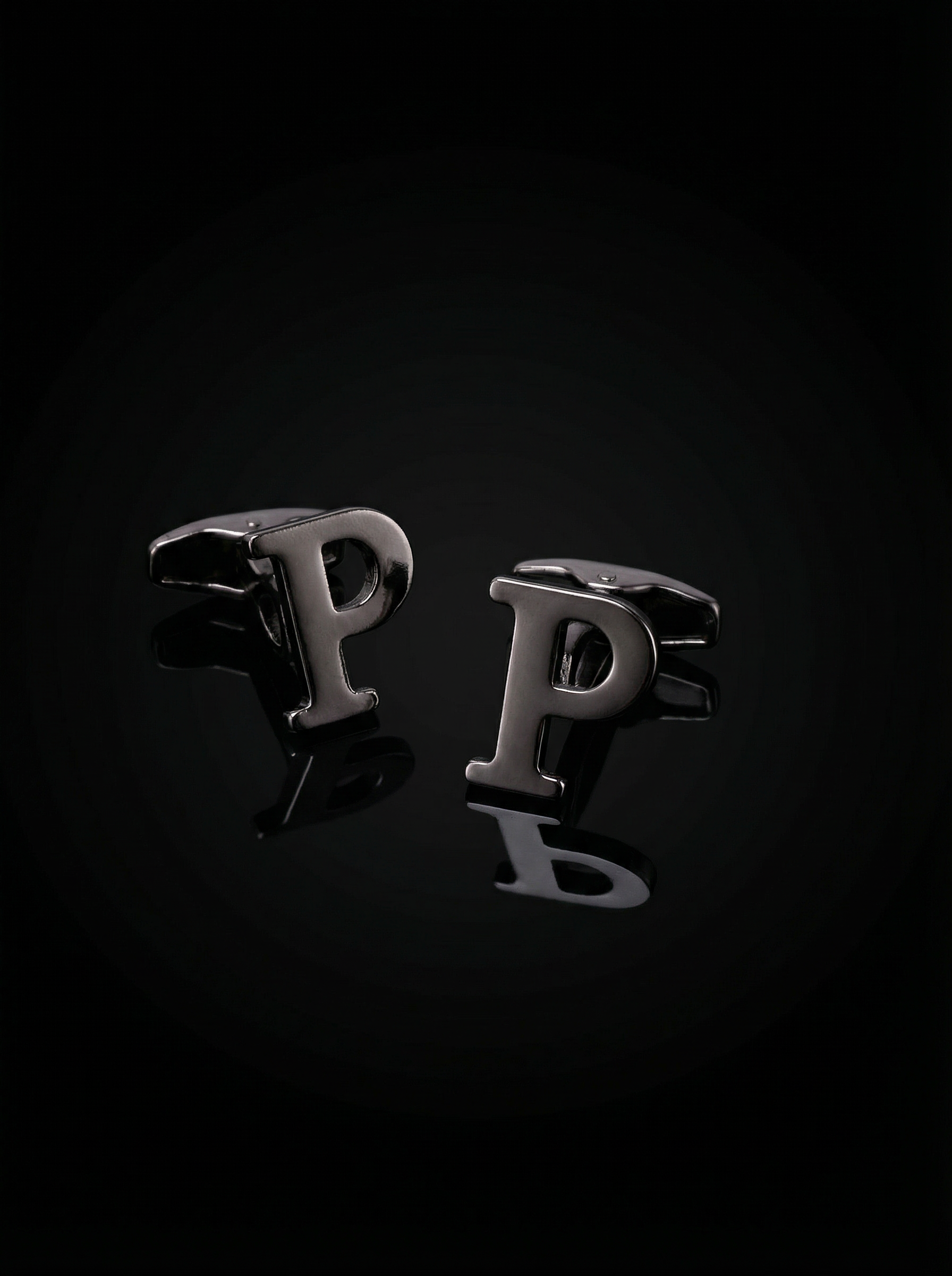 Black Letter P Cufflinks Tivaaro