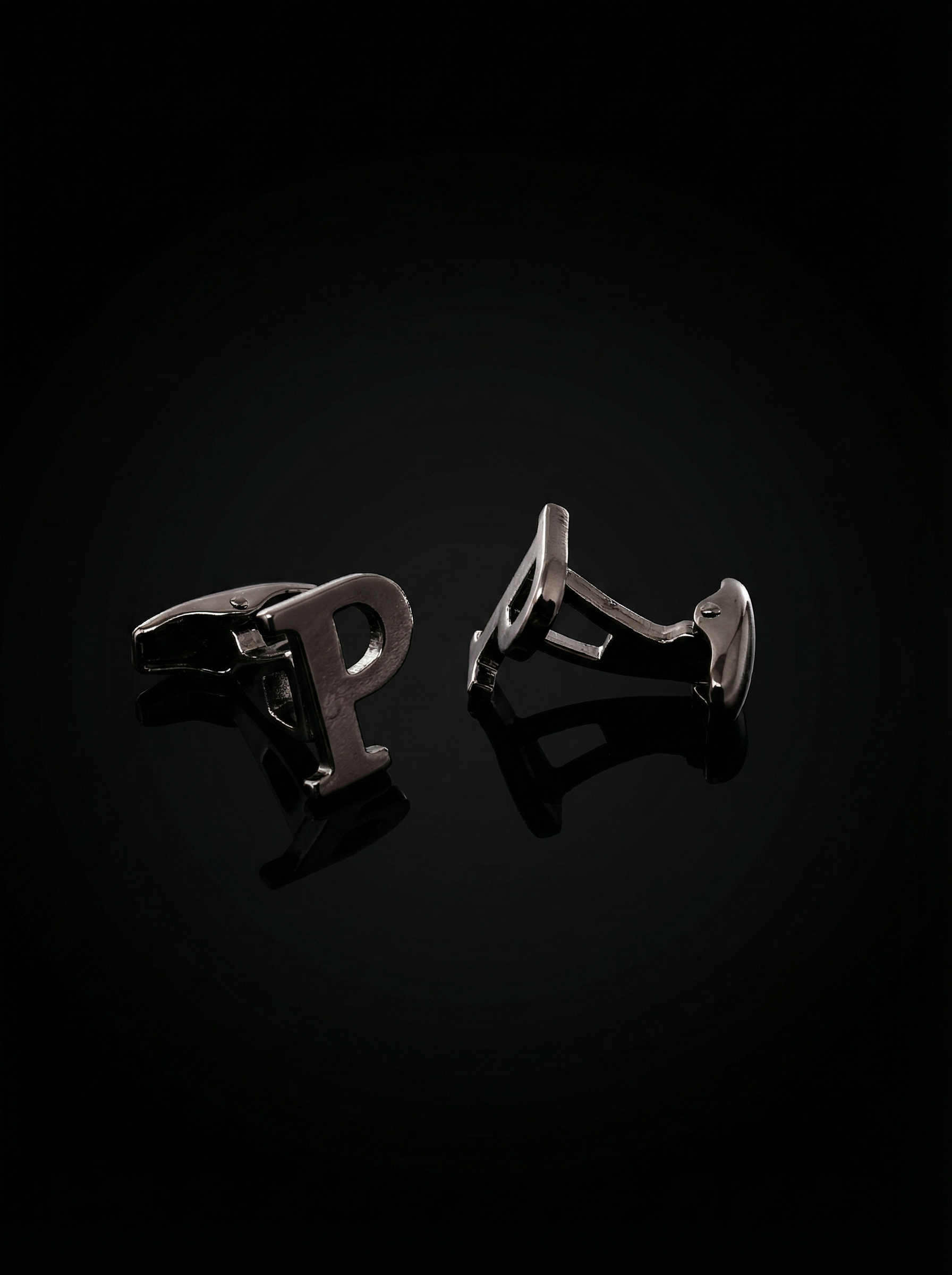 Black Letter P Cufflinks Tivaaro