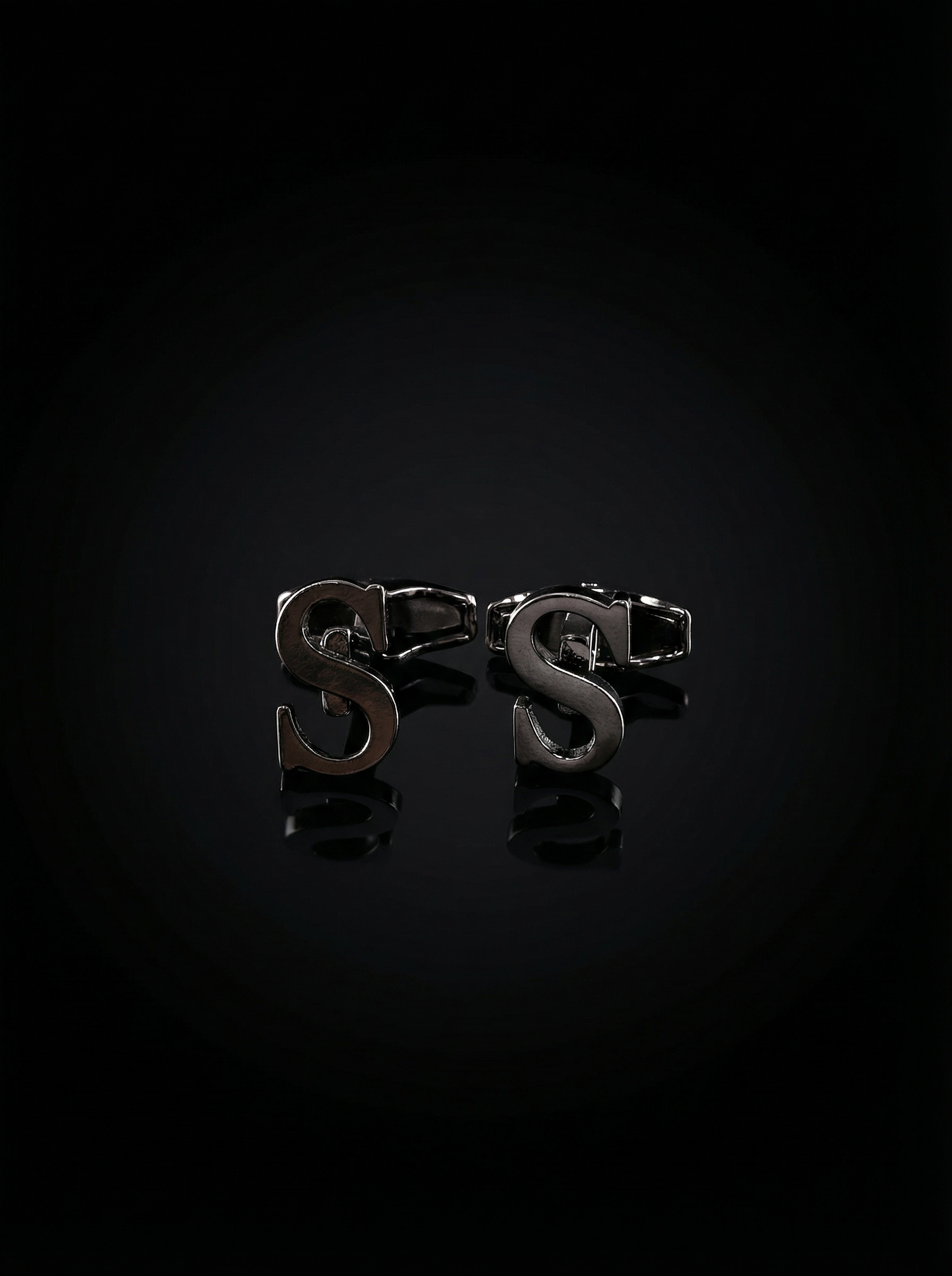 Black Letter S Cufflinks Tivaaro