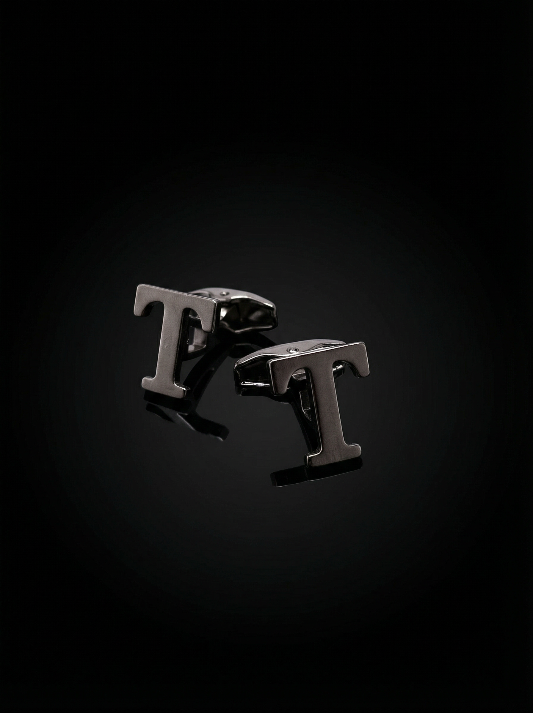 Black Letter T Cufflinks Tivaaro