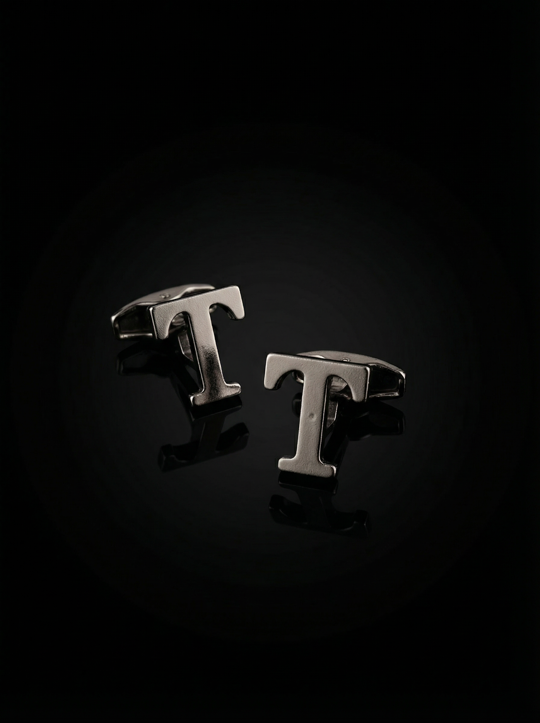 Black Letter T Cufflinks Tivaaro