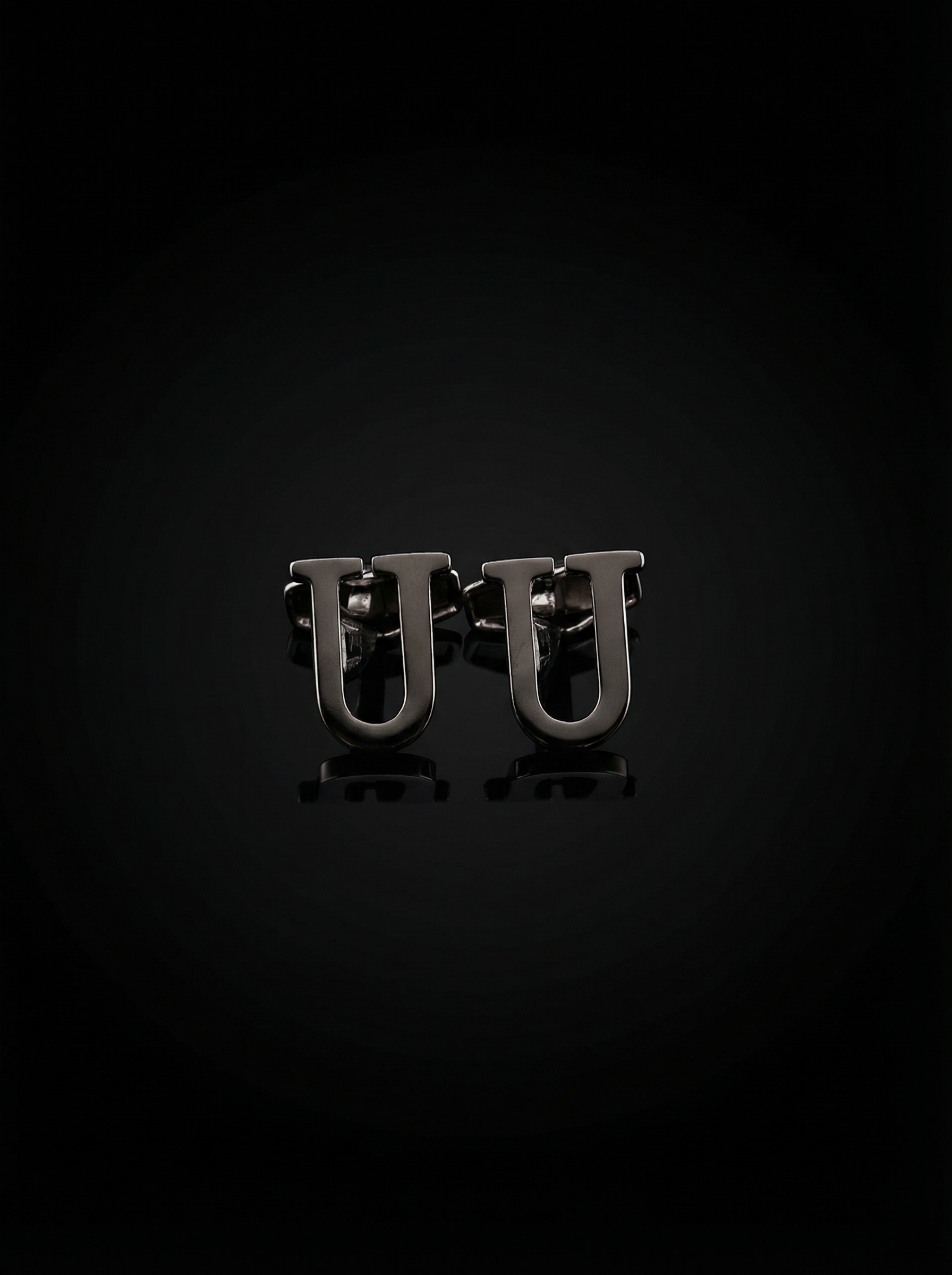 Black Letter U Cufflinks Tivaaro