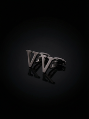 Black Letter V Cufflinks Tivaaro