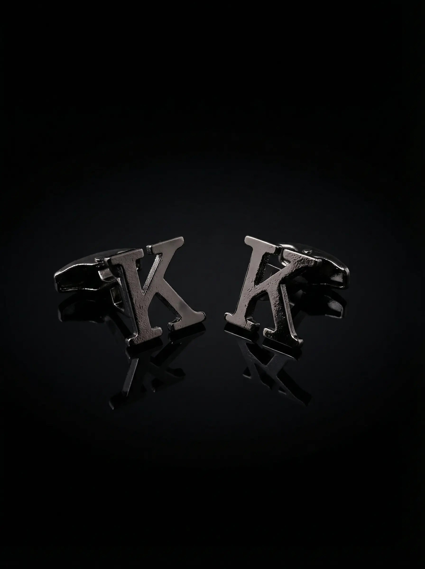 Black Letter K Cufflinks Tivaaro