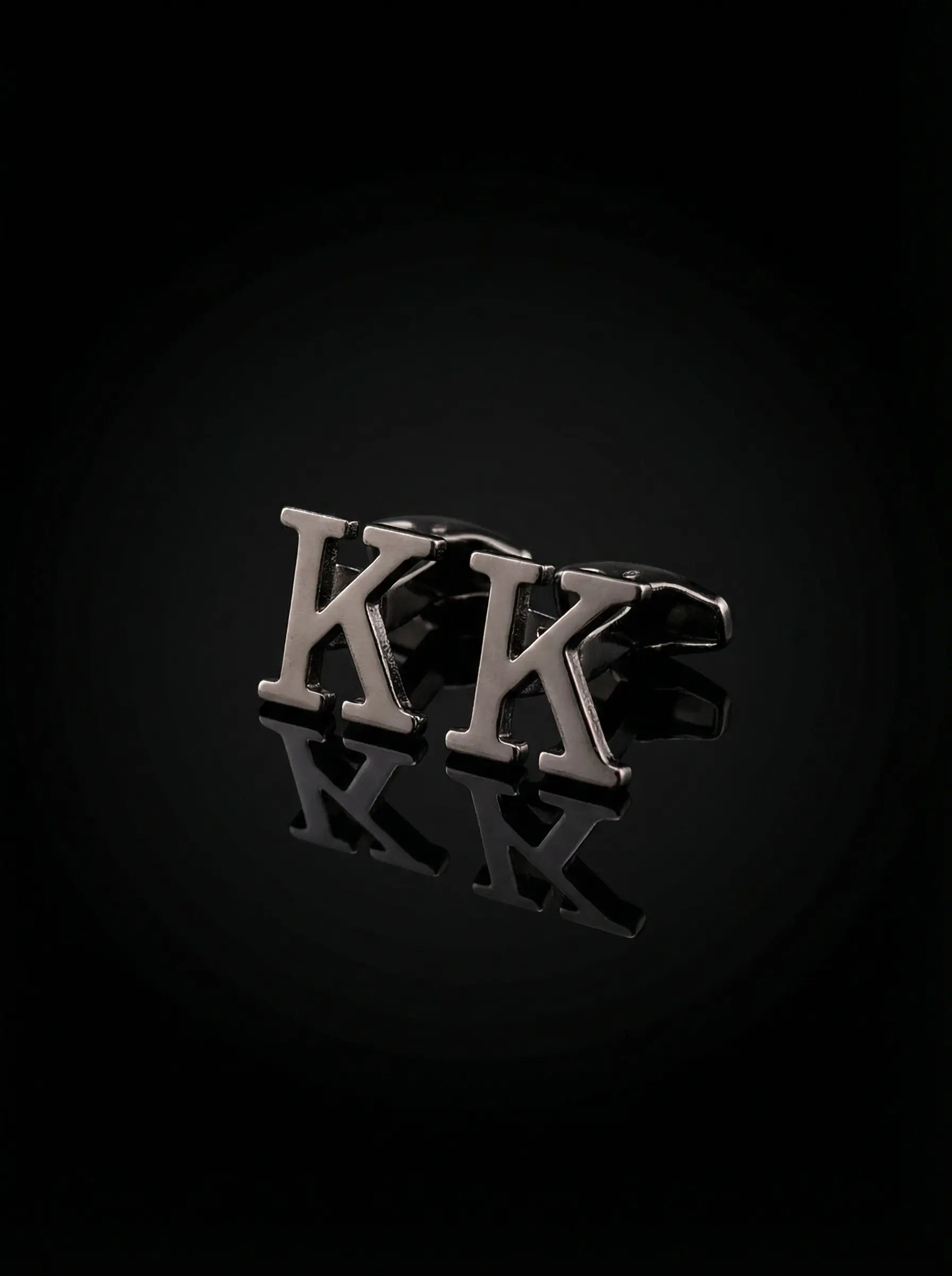 Black Letter K Cufflinks Tivaaro