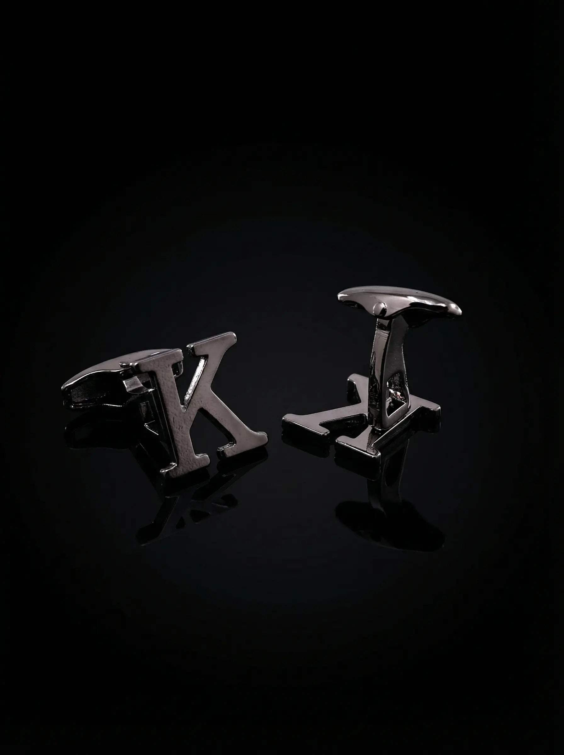 Black Letter K Cufflinks Tivaaro