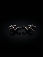 Black Moustache Cufflinks Tivaaro