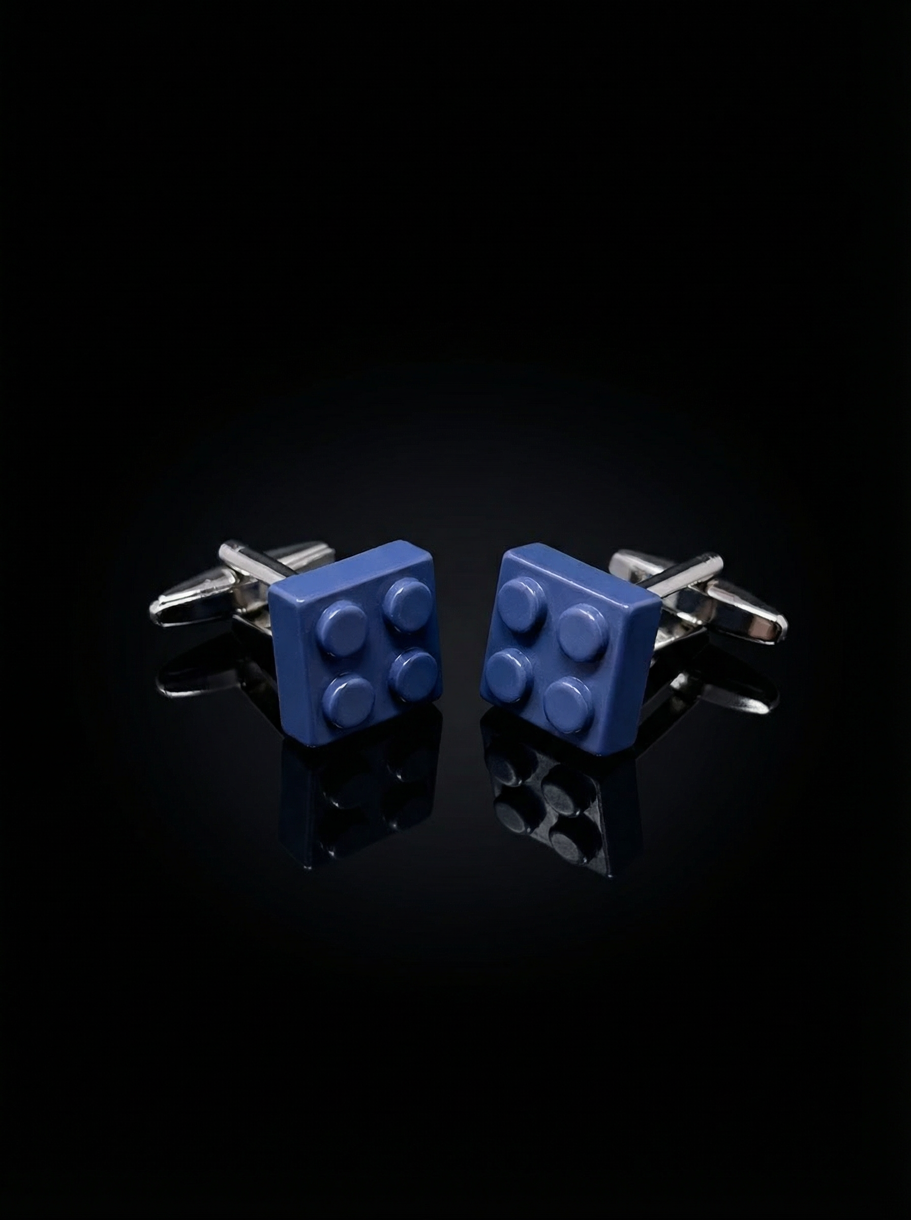 Blue Building Block Cufflinks Tivaaro