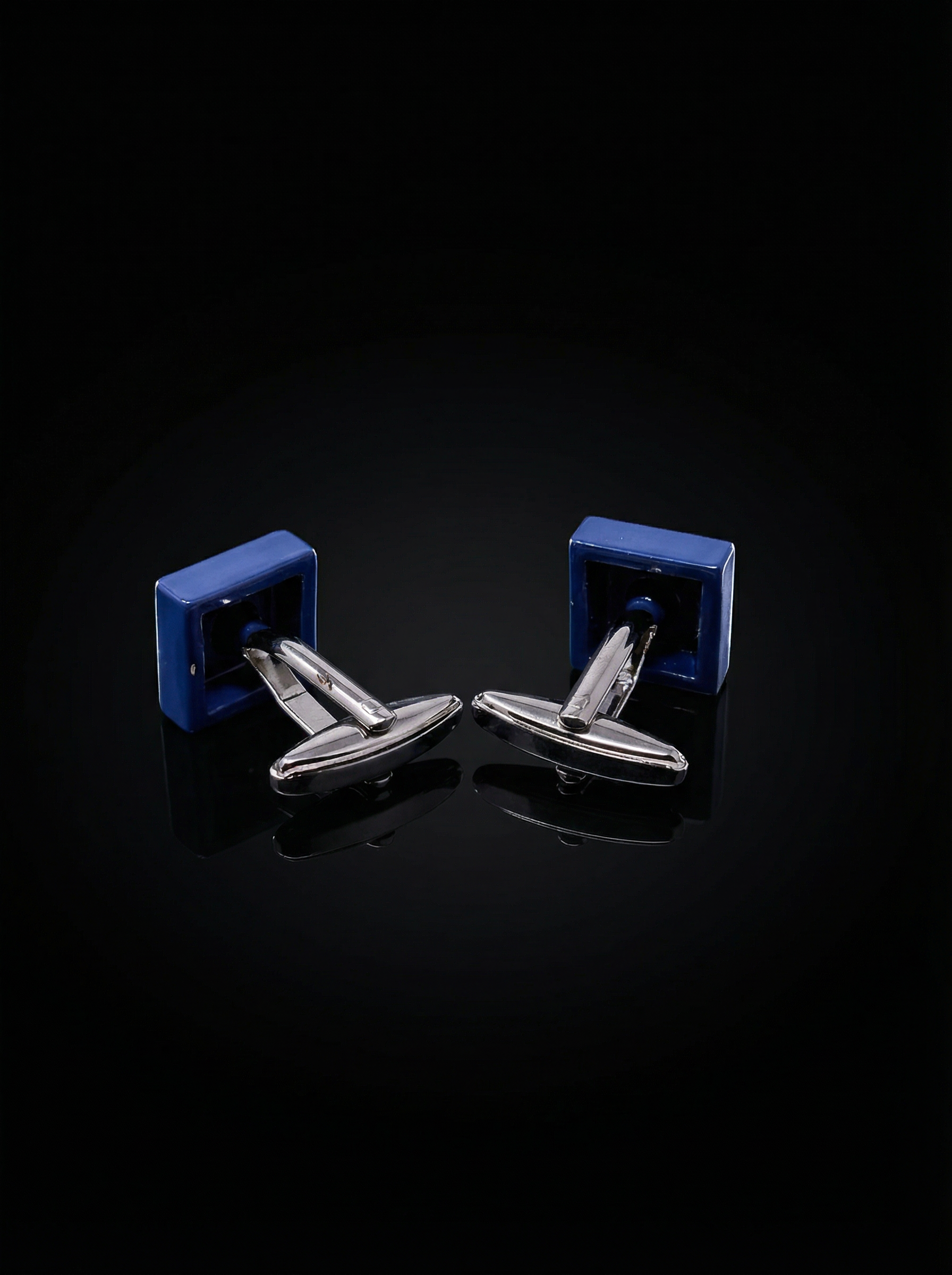 Blue Building Block Cufflinks Tivaaro