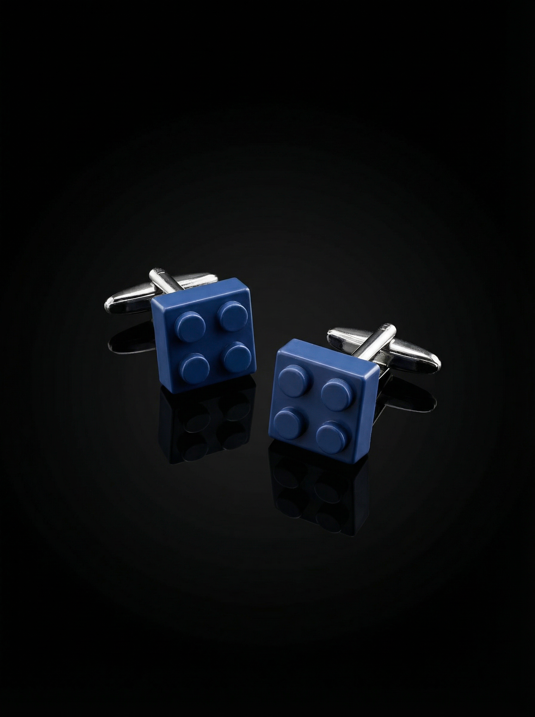 Blue Building Block Cufflinks Tivaaro