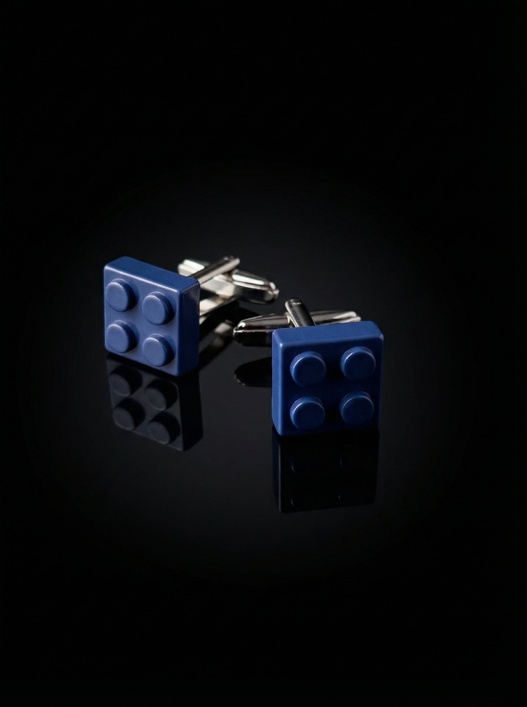 Blue Building Block Cufflinks Tivaaro