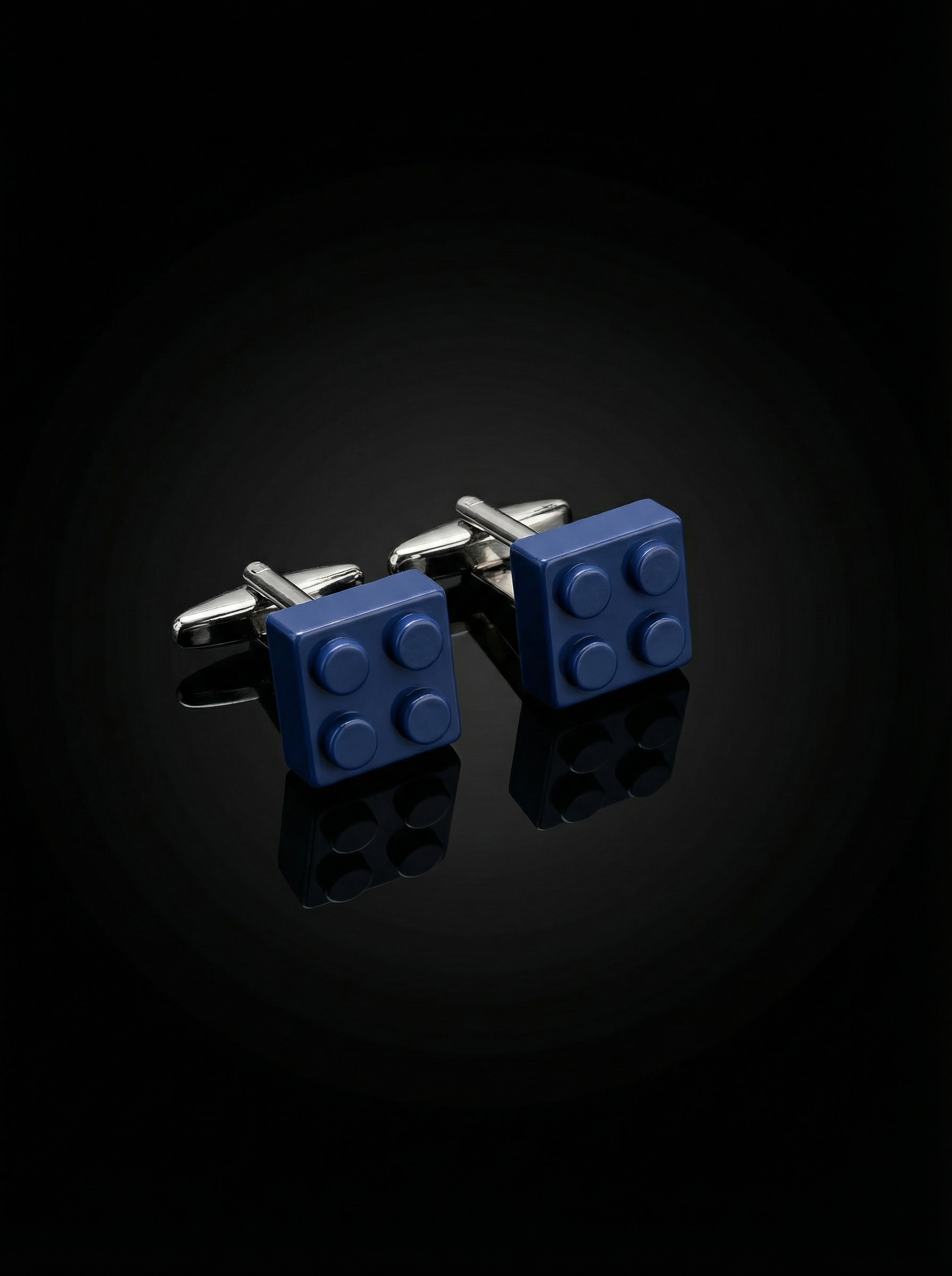 Blue Building Block Cufflinks Tivaaro