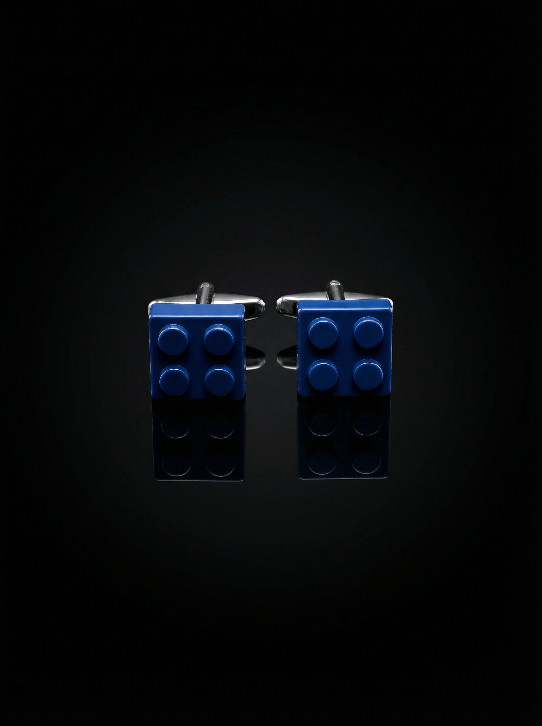 Blue Building Block Cufflinks Tivaaro