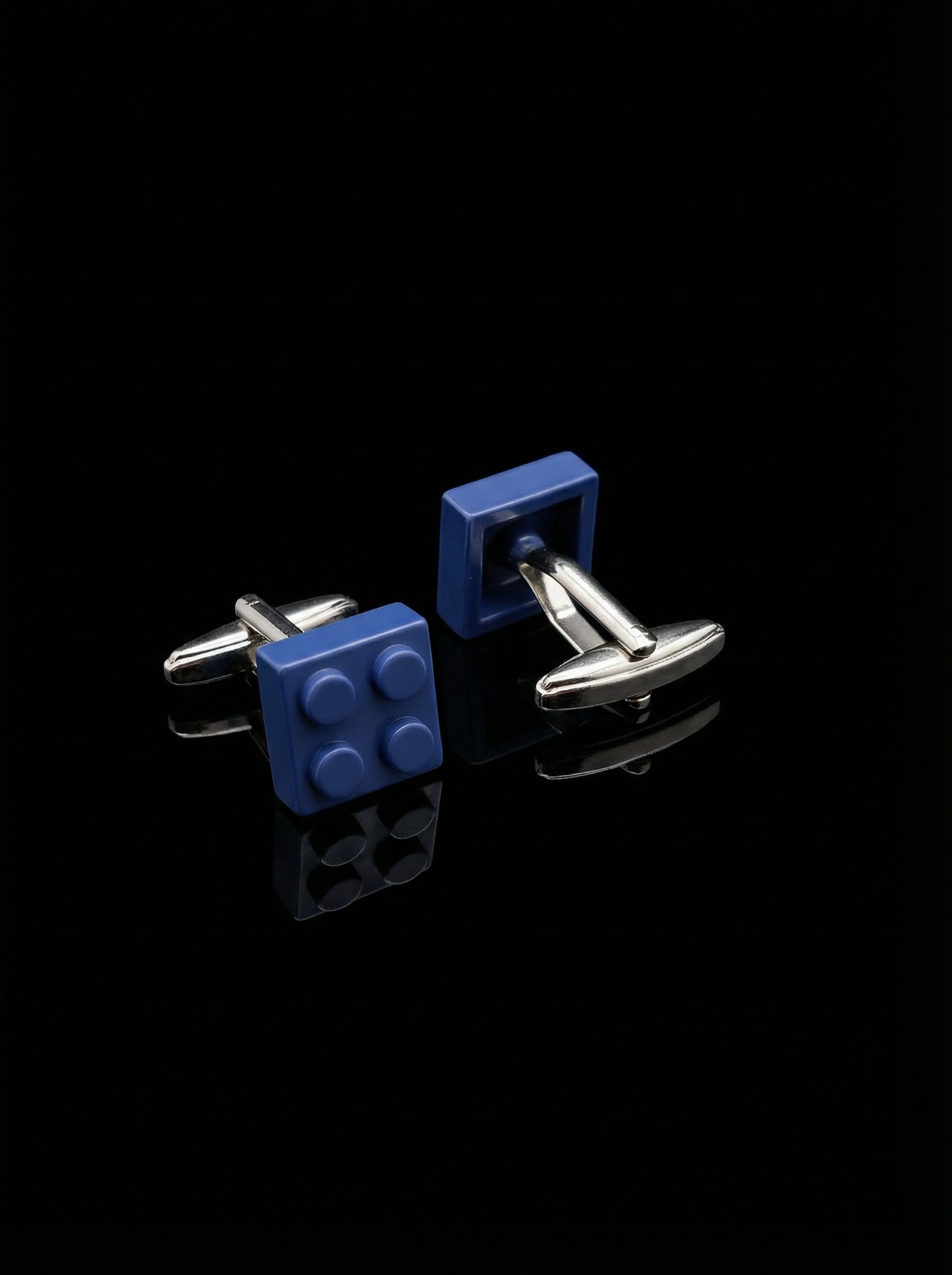 Blue Building Block Cufflinks Tivaaro