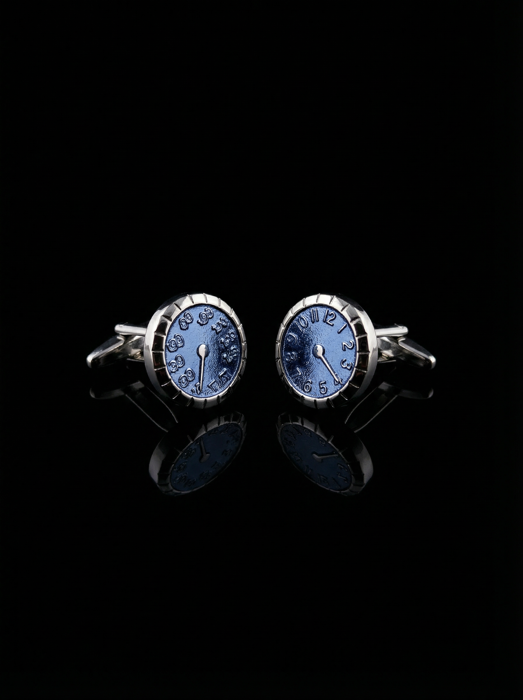 Blue Speedometer Cufflinks Tivaaro