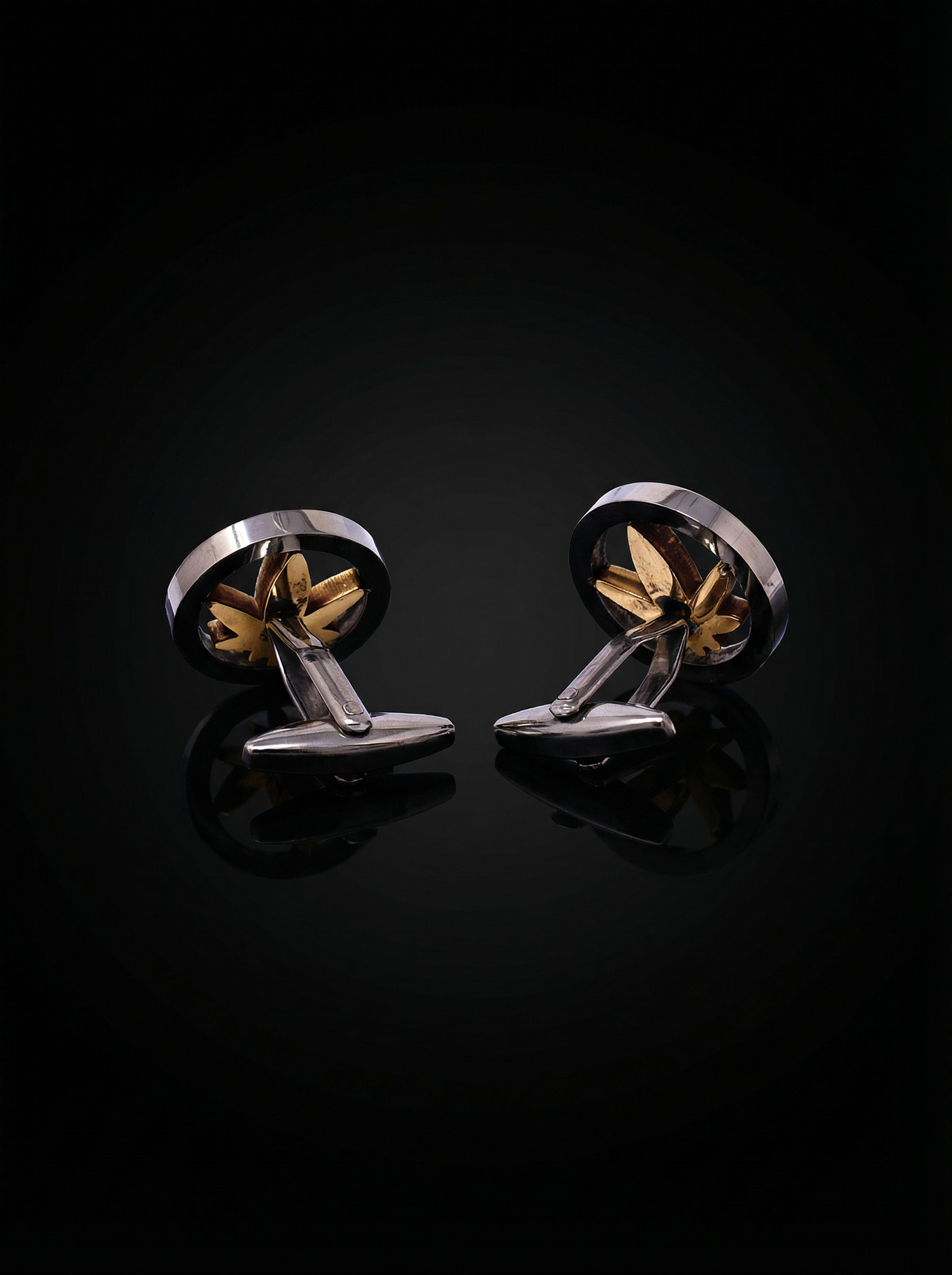 Botanical Leaf Cufflinks Tivaaro