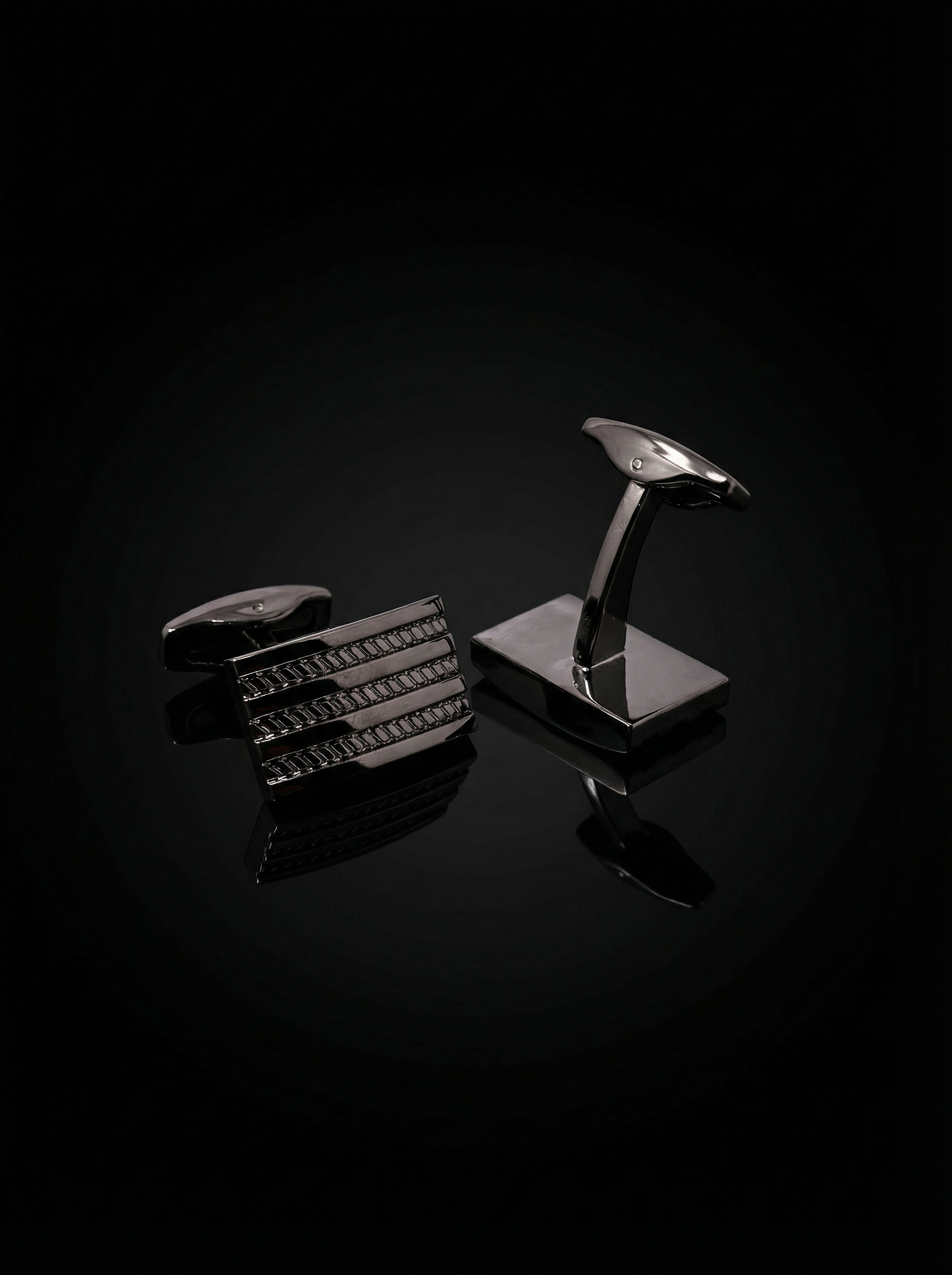 Chain Stripe Cufflinks Tivaaro