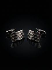 Chain Stripe Cufflinks Tivaaro